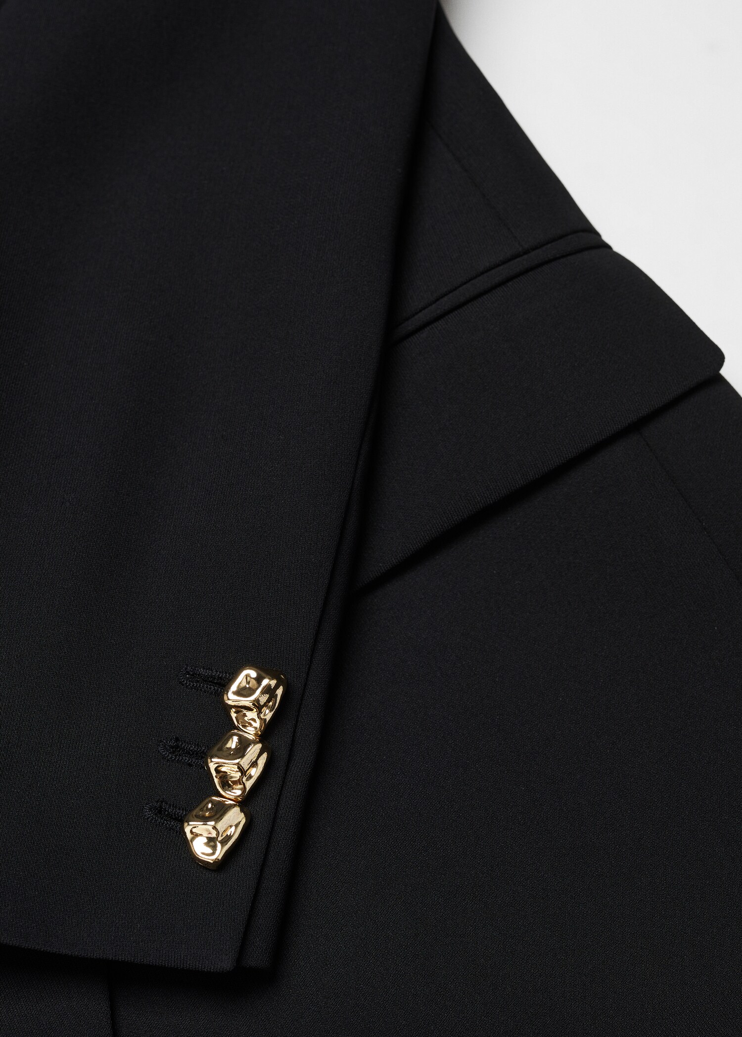 Jacket with jewel button - Details of the article 8