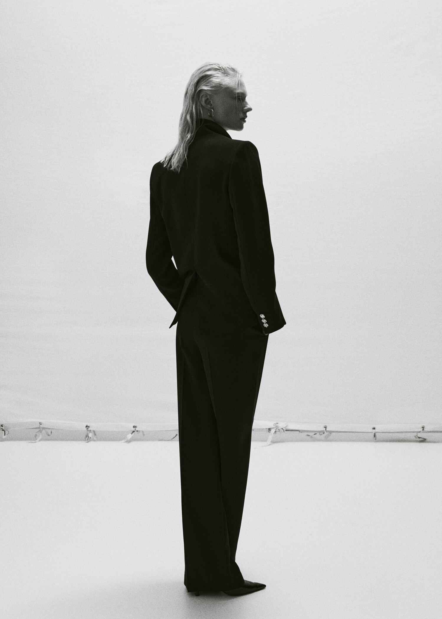 Jacket with jewel button - Details of the article 9
