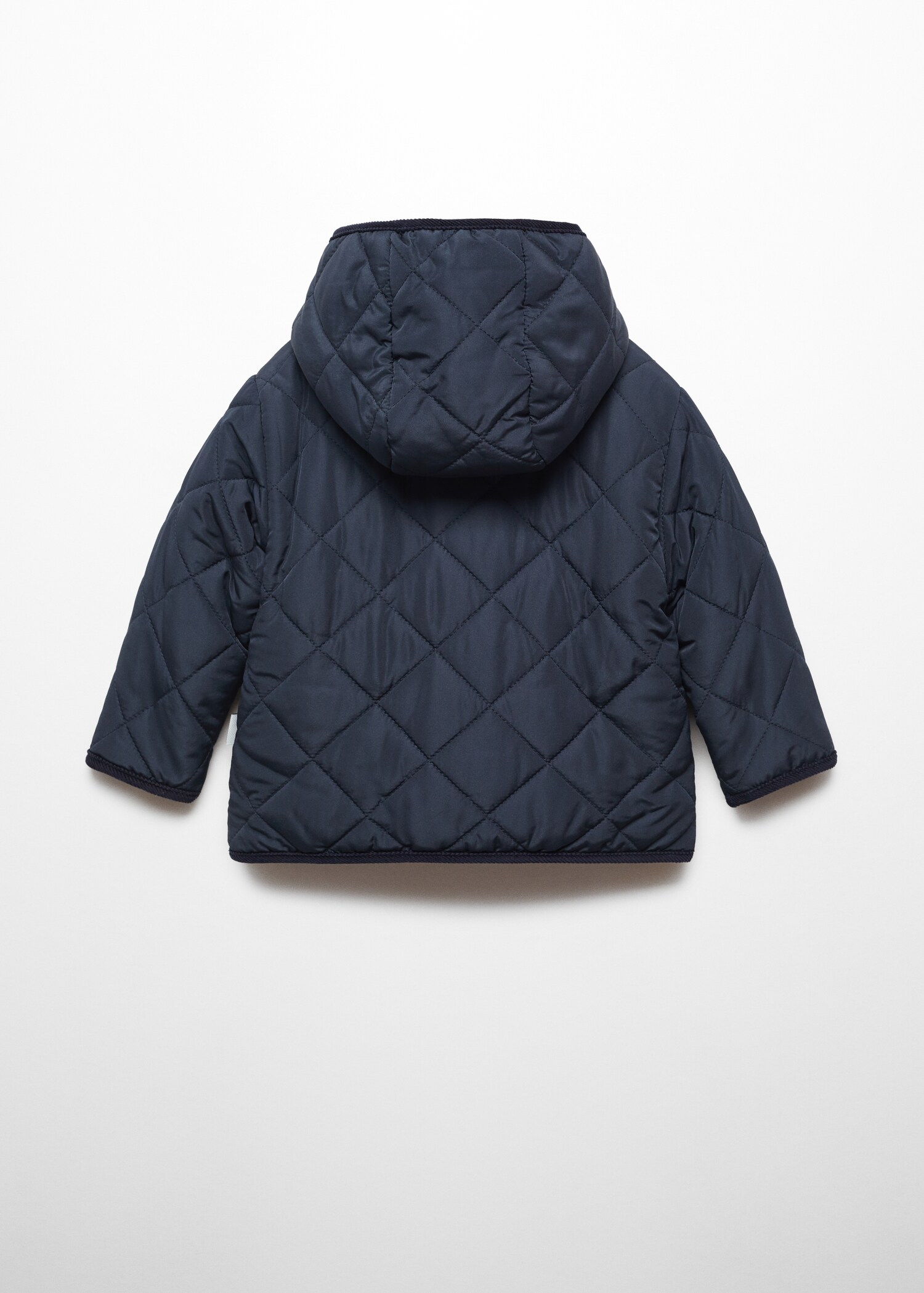 Rhombus quilted jacket - Reverse of the article