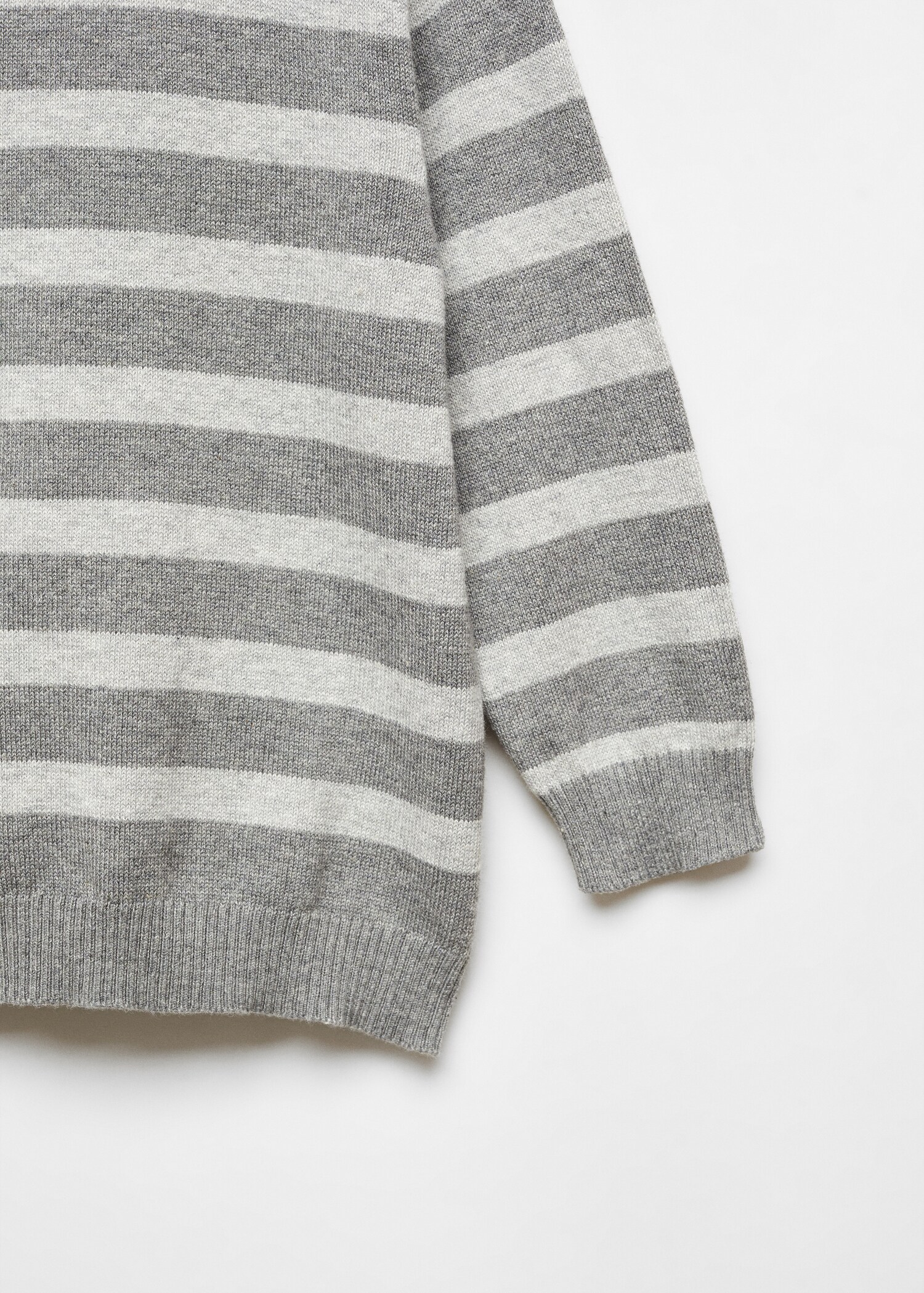 Knit striped sweater - Details of the article 8