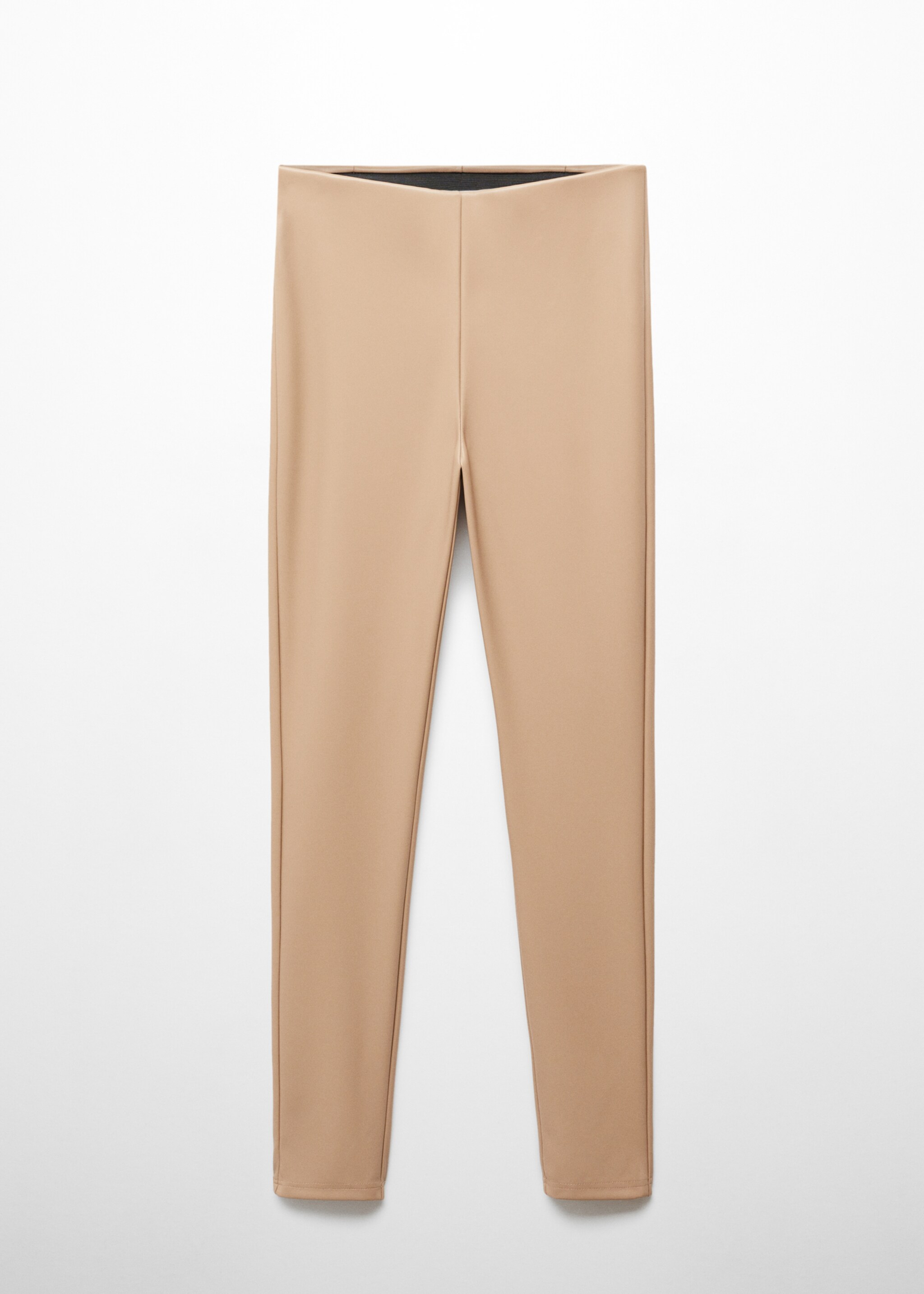 Leather-effect leggings - Article without model