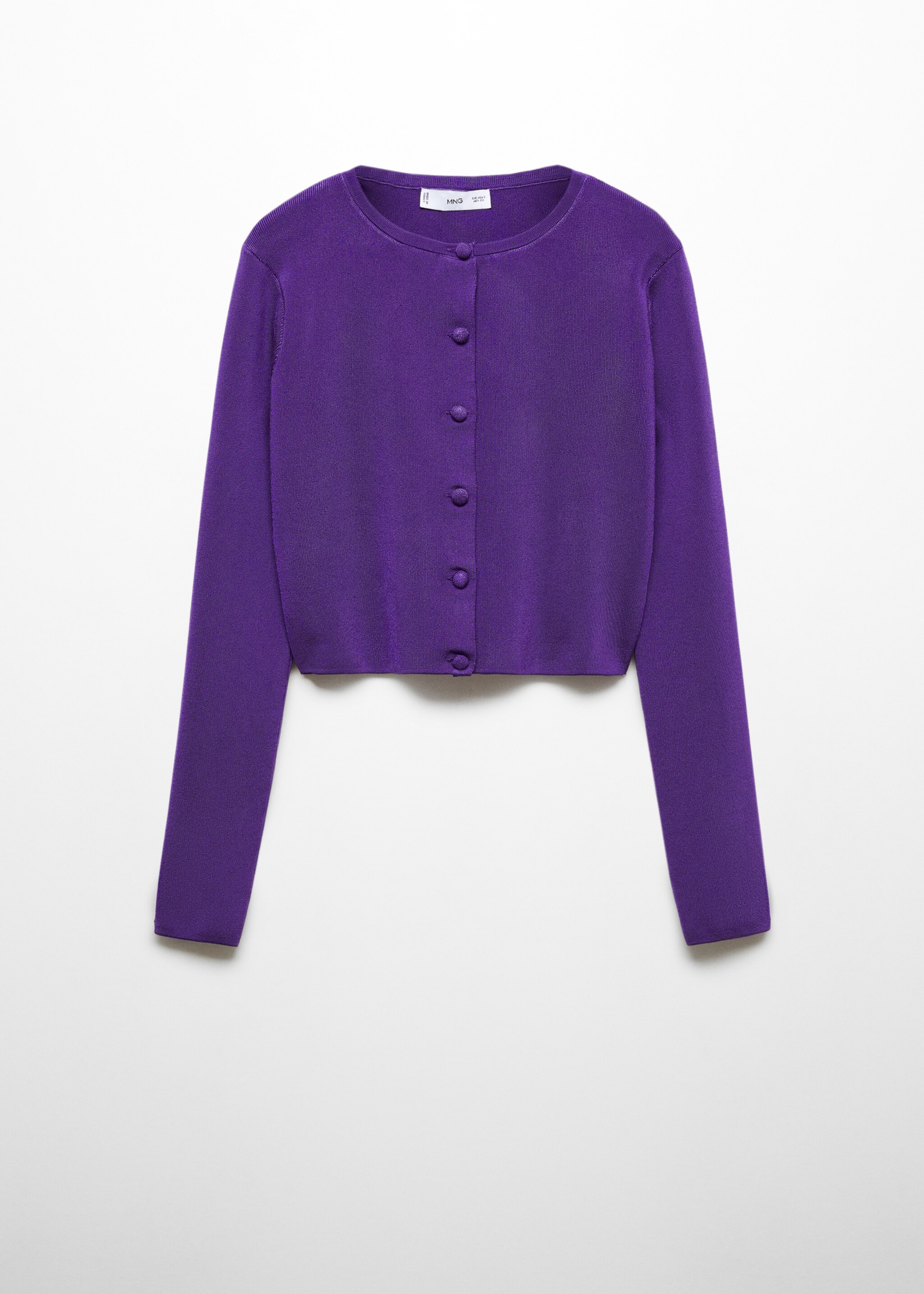 Geknöpfter Cardigan in Cropped-Länge - Artikel ohne Model