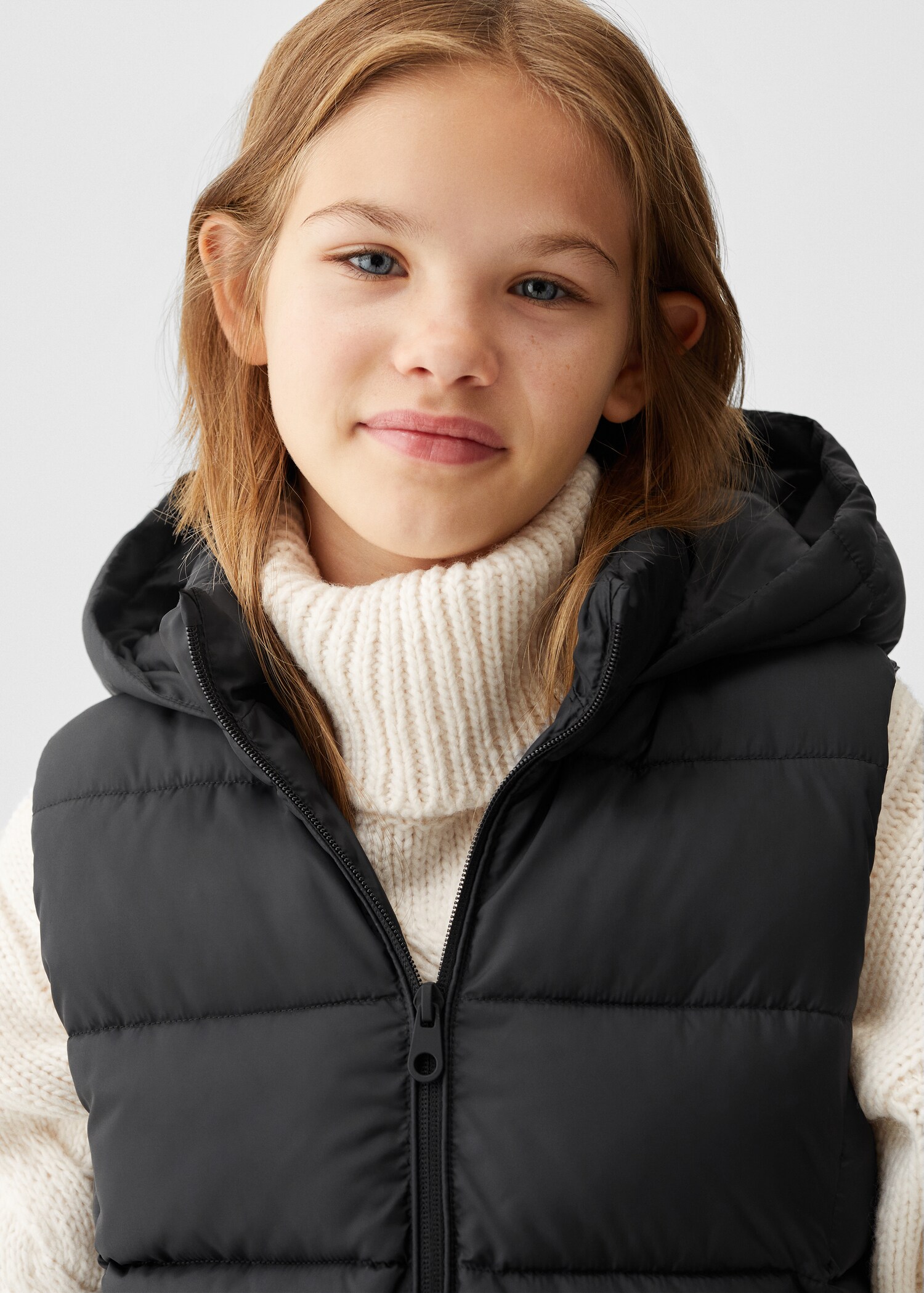 Long quilted gilet - Details of the article 1