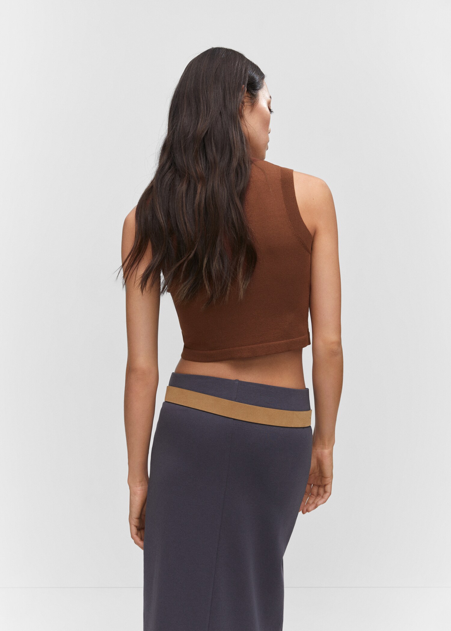 Crop top halter neck - Reverse of the article