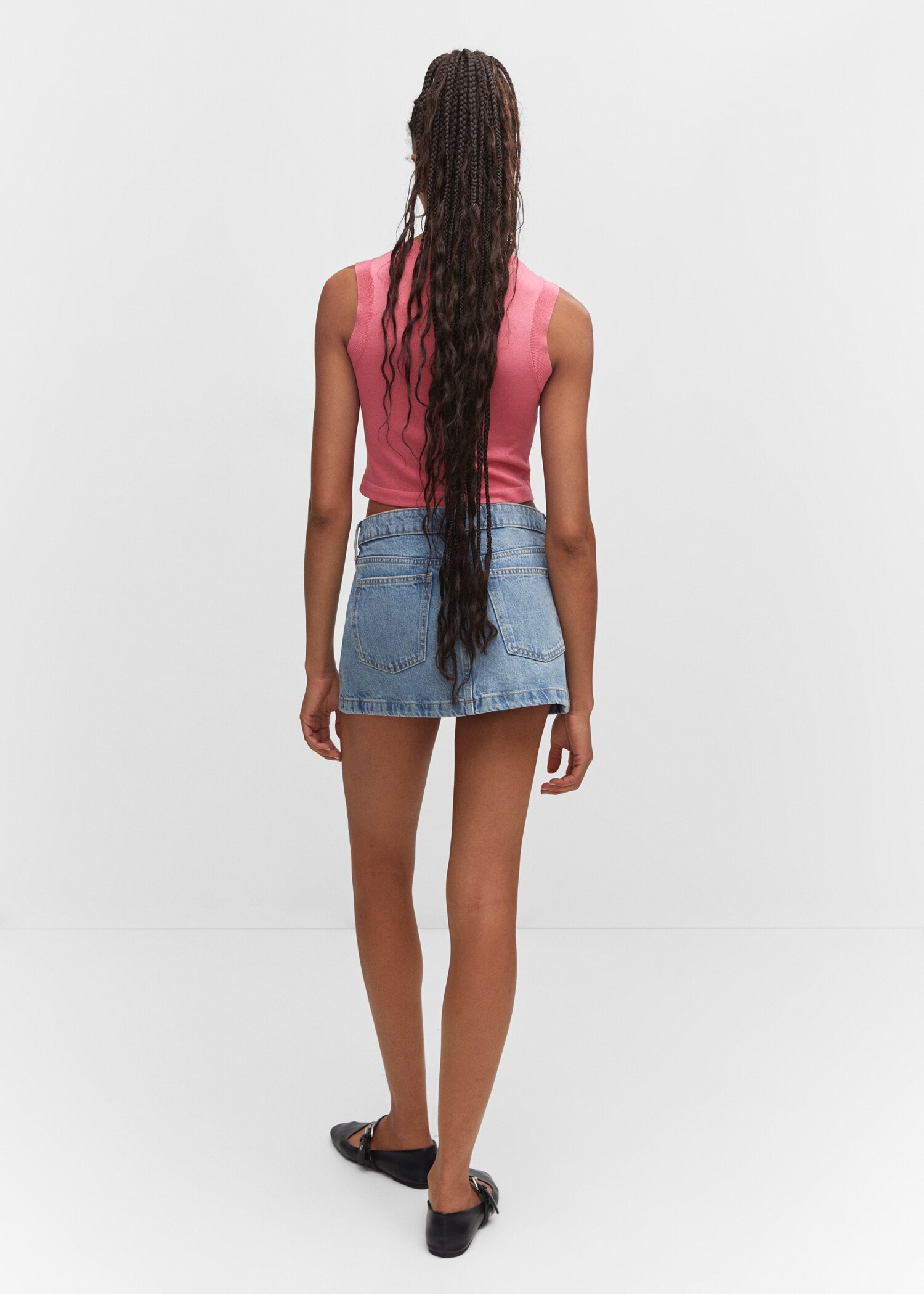 Crop top halter neck - Reverse of the article