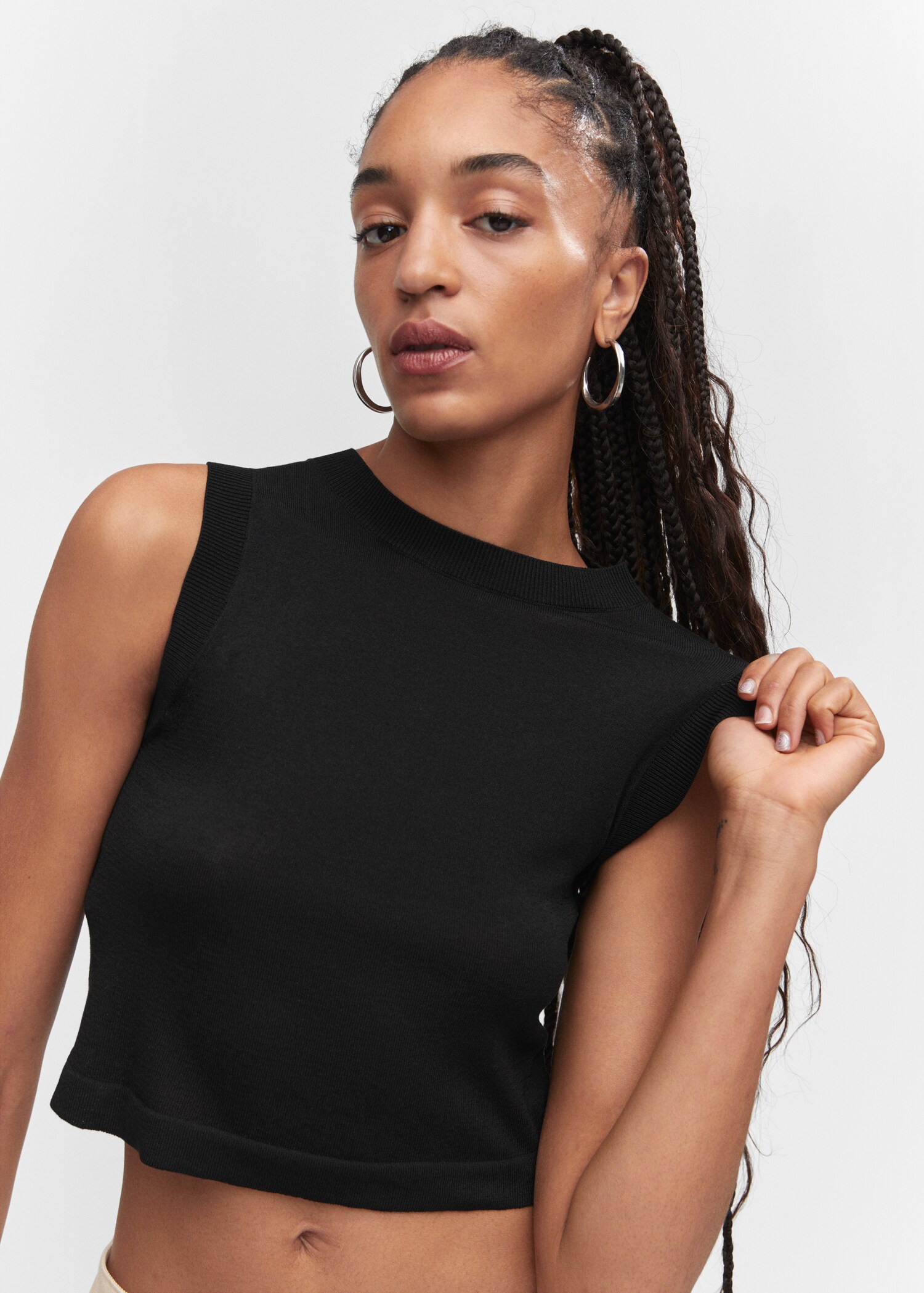 Crop top halter neck - Details of the article 1