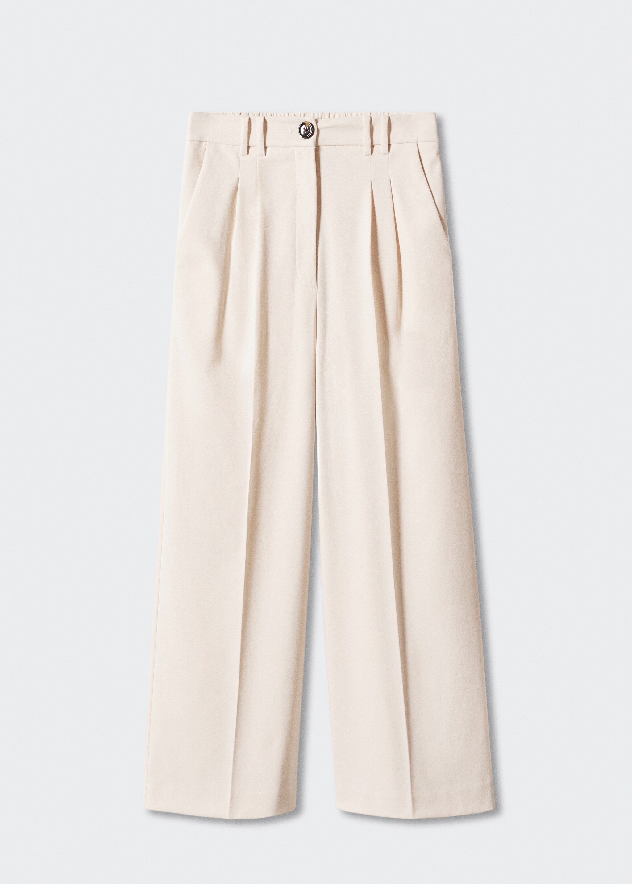 Pleated culottes trousers - Article without model