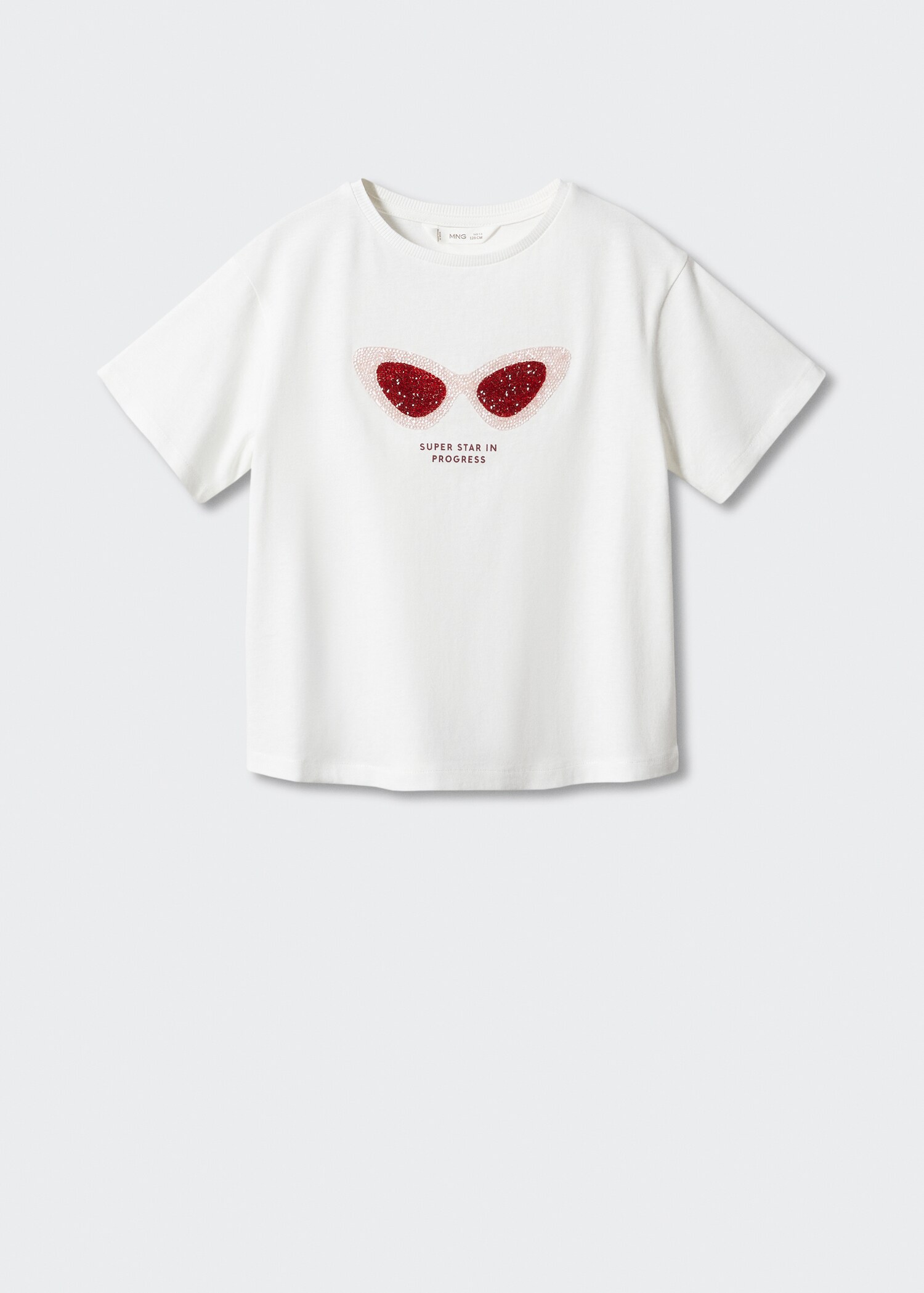 Camiseta estampada lentejuelas - Artículo sin modelo