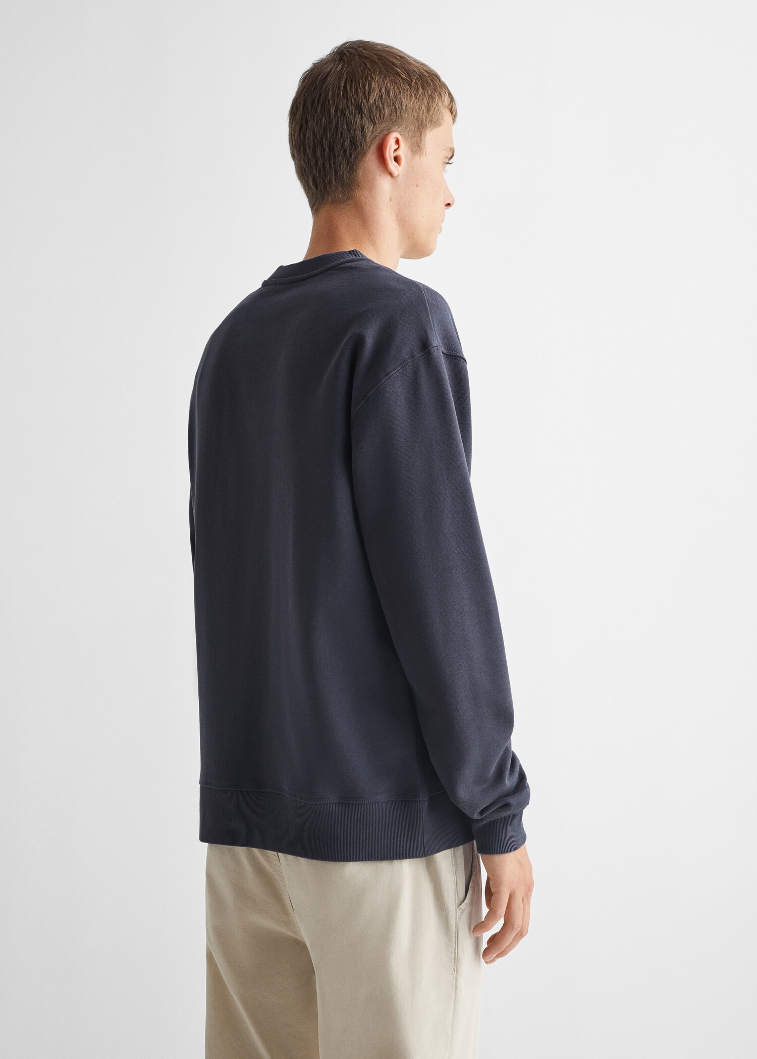 Sudadera algodón estampada - Reverso del artículo