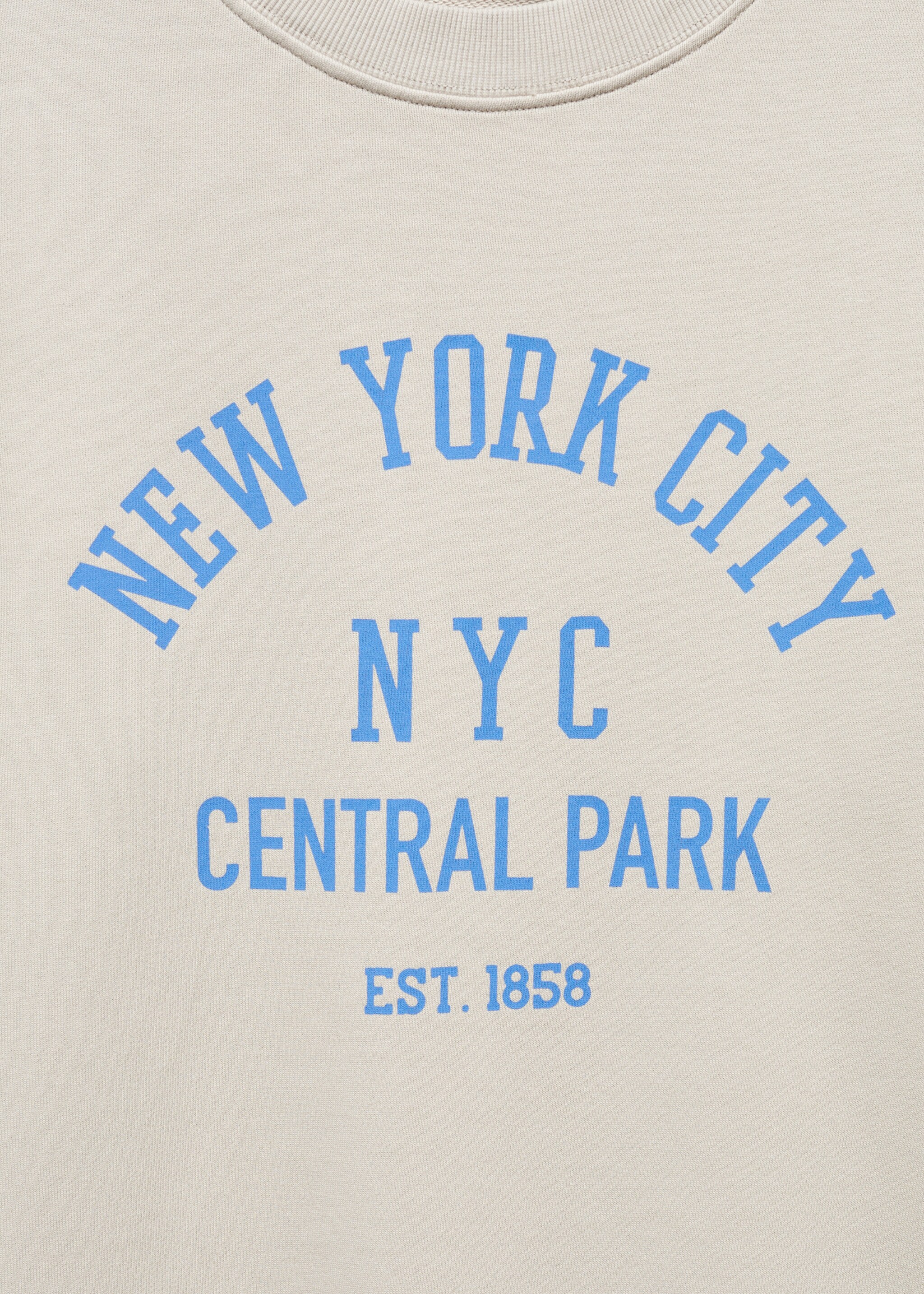 Cotton-blend message sweatshirt - Details of the article 8