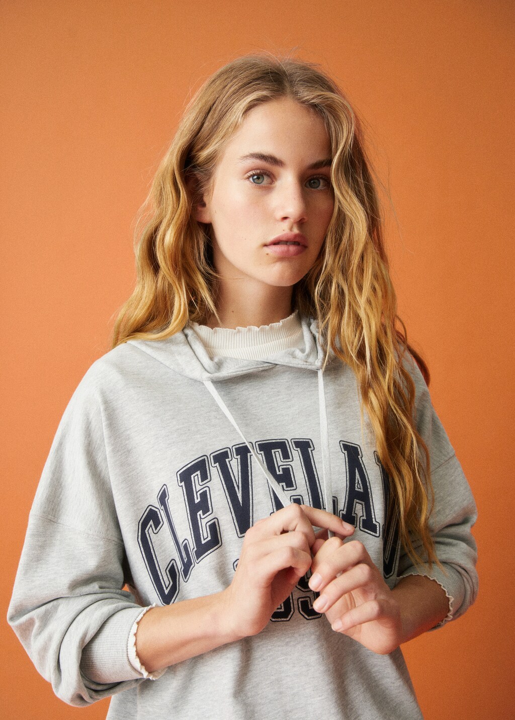 Message zipped hoodie - Teen Girl | MANGO OUTLET USA Message zipped hoodie - Teen Girl | MANGO OUTLET USA