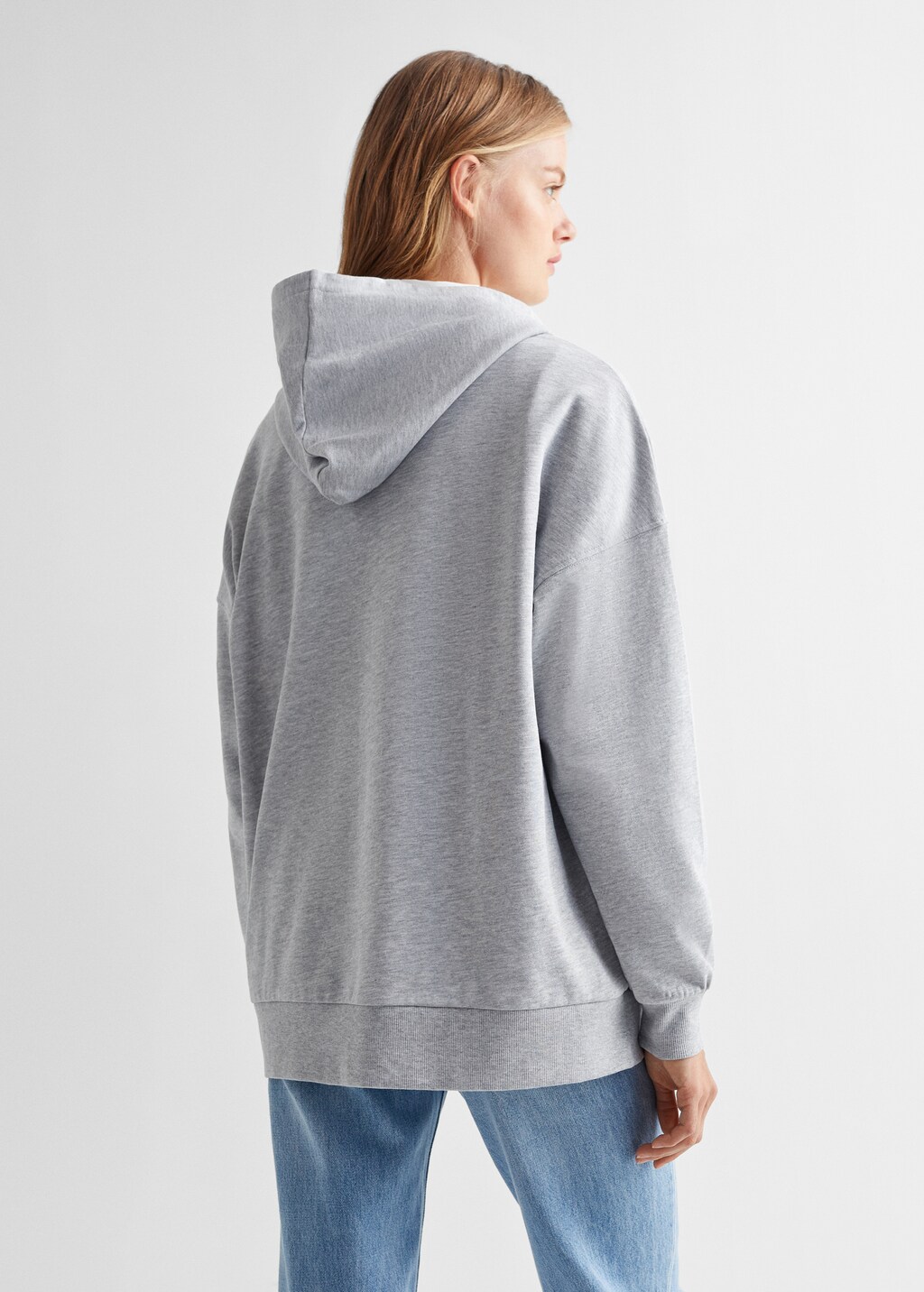 Message zipped hoodie - Teen Girl | MANGO OUTLET USA