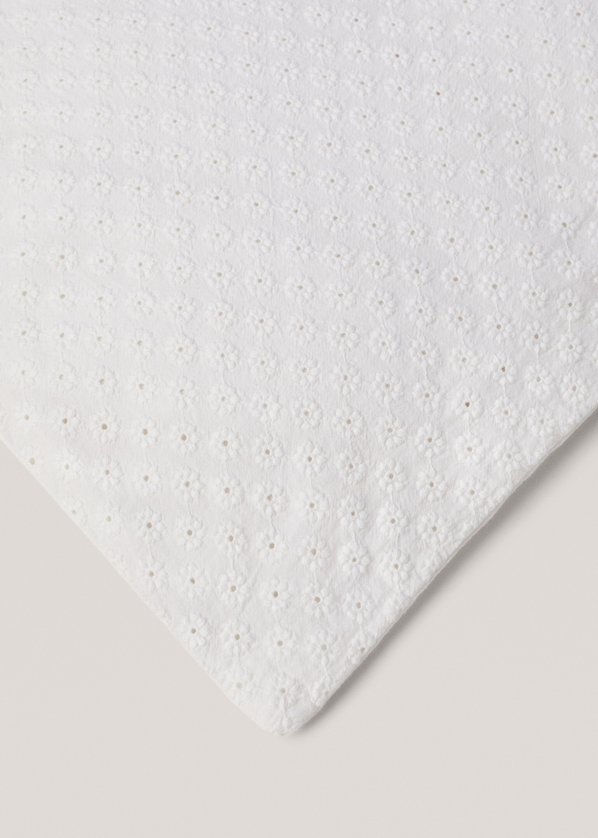 Cotton embroidered duvet cover Queen bed - Details of the article 1
