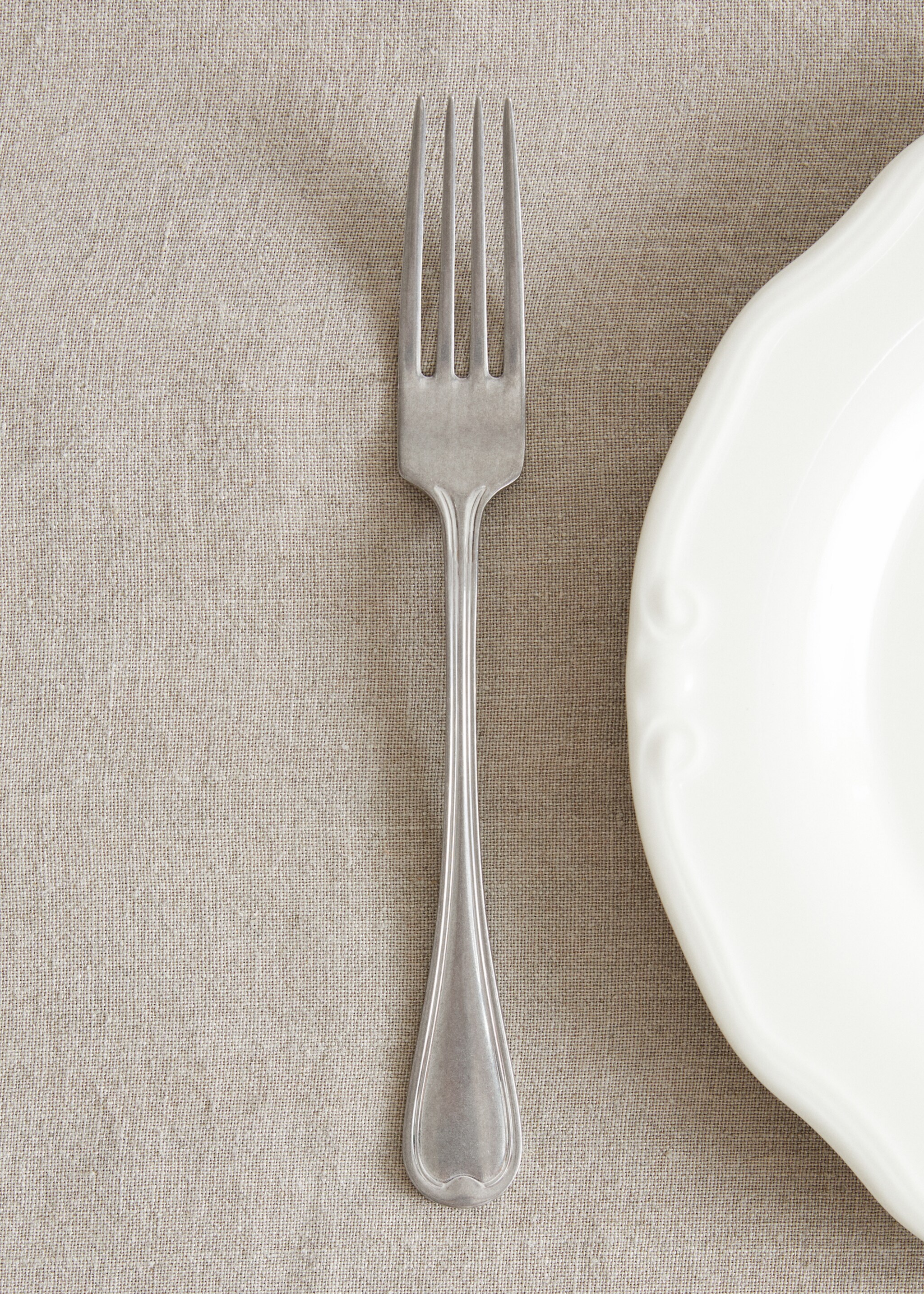 Pack of 4 old silver forks - Details of the article 7