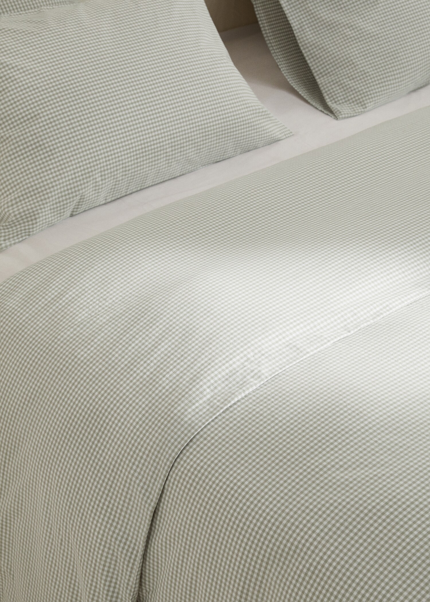 Gingham-check duvet cover Queen bed - Details of the article 7