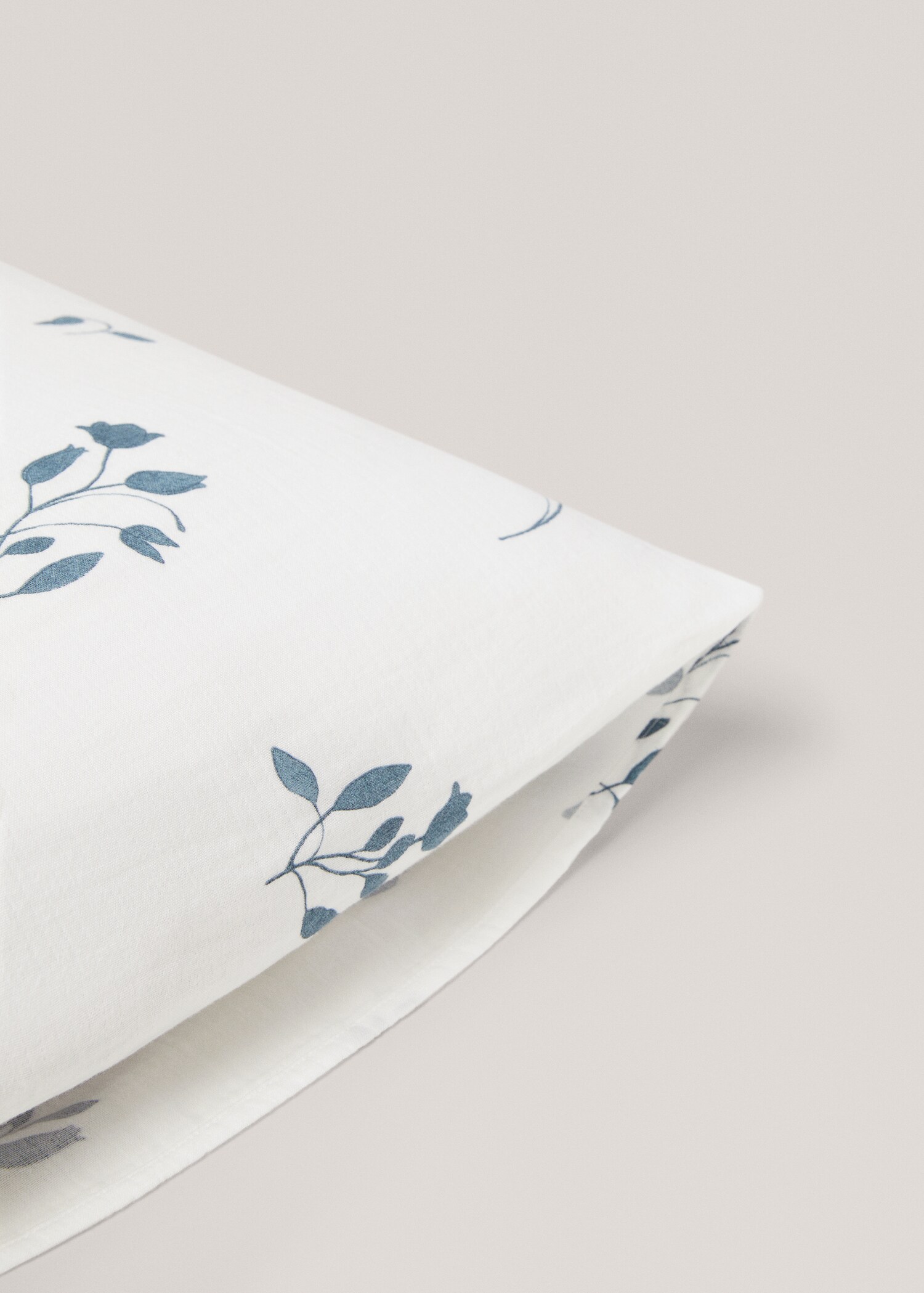 Multi-flower cotton pillowcase 50x75cm (Pack of 2) - Details of the article 2