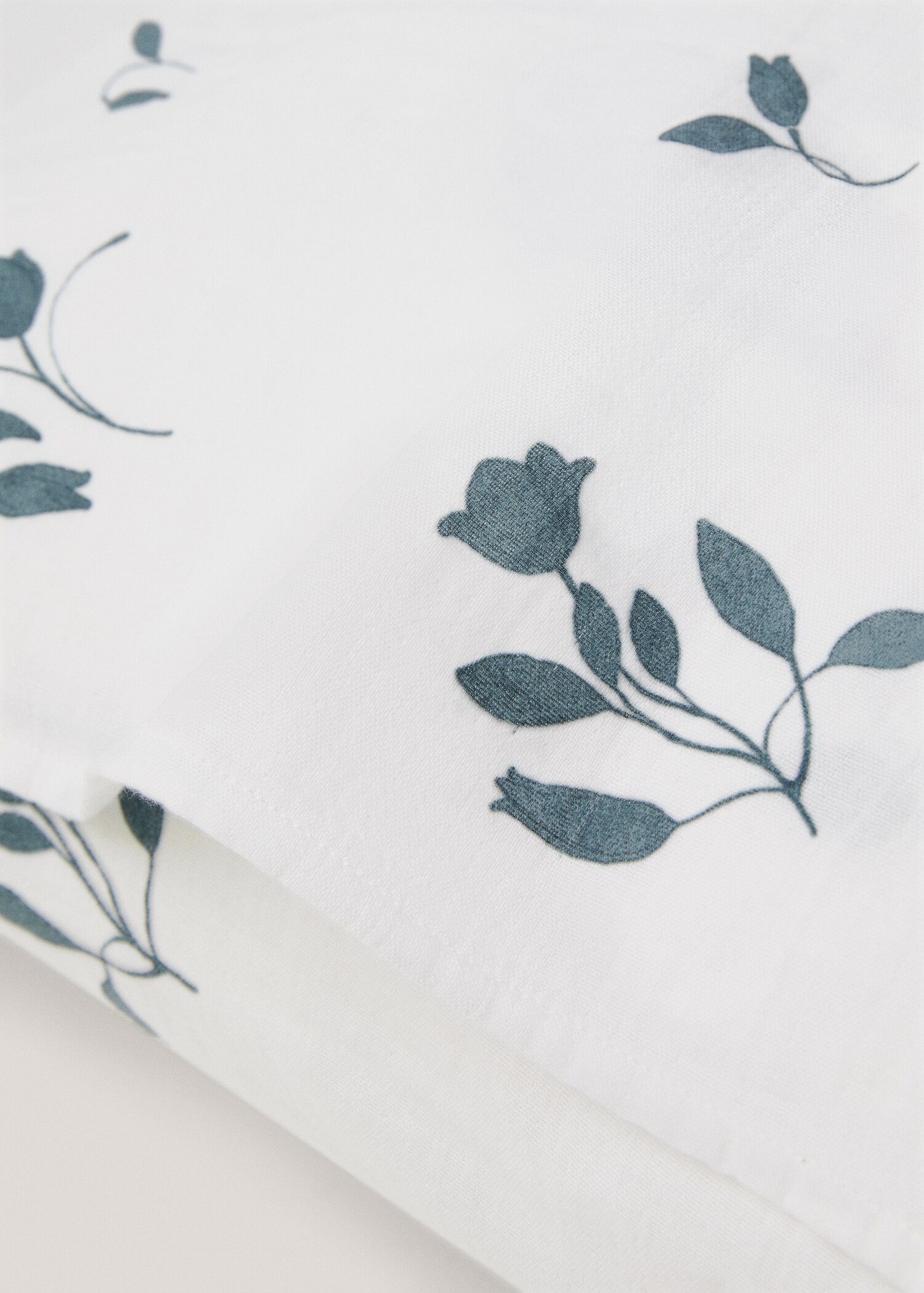 Multi-flower cotton pillowcase 50x75cm (Pack of 2) - Details of the article 3