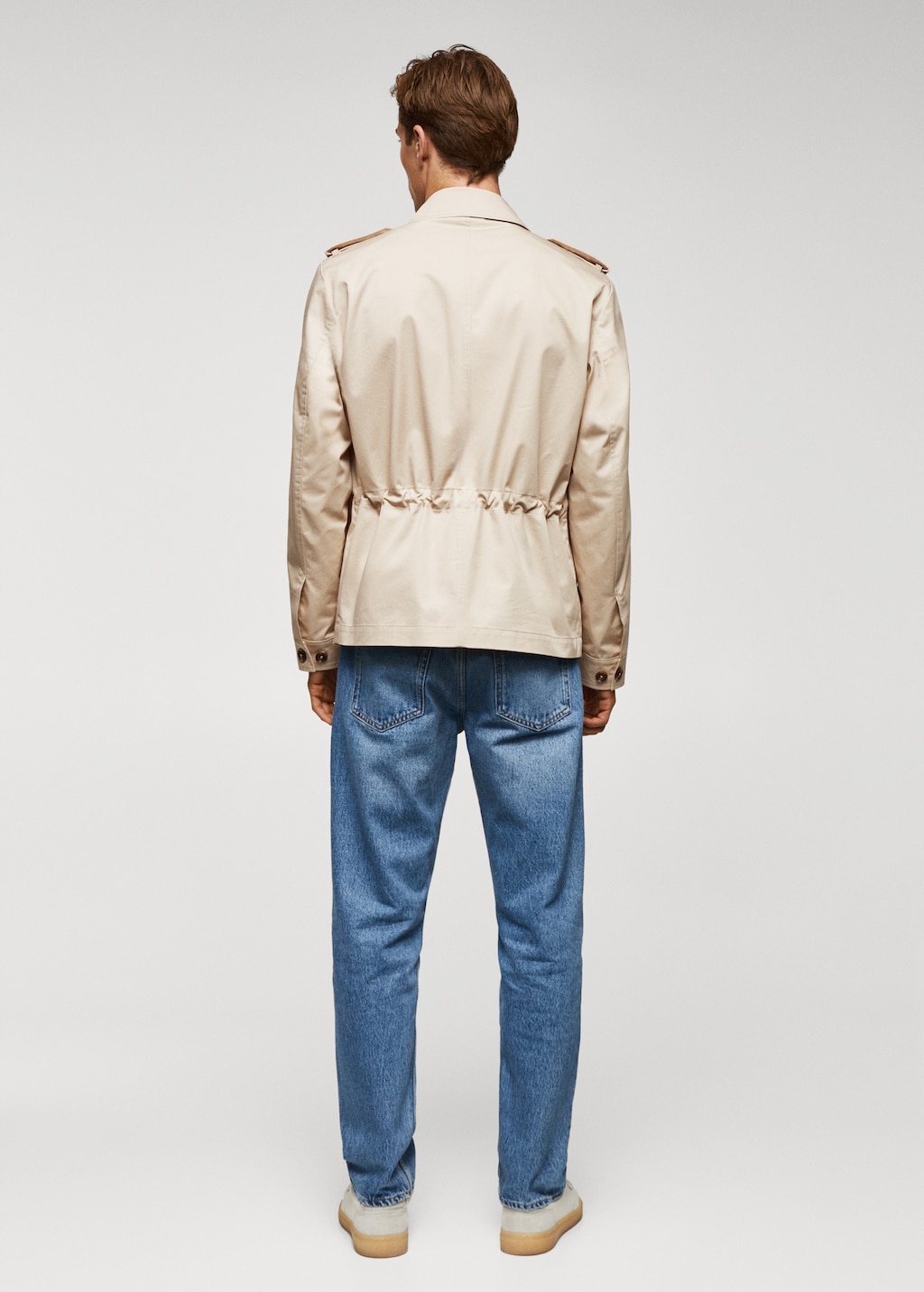 100 cotton jacket with pockets Men MANGO OUTLET Norway