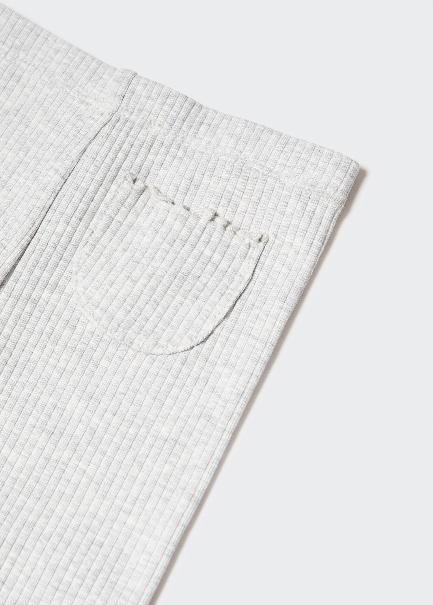 Legging maille côtelée coton - Détail de l'article 8