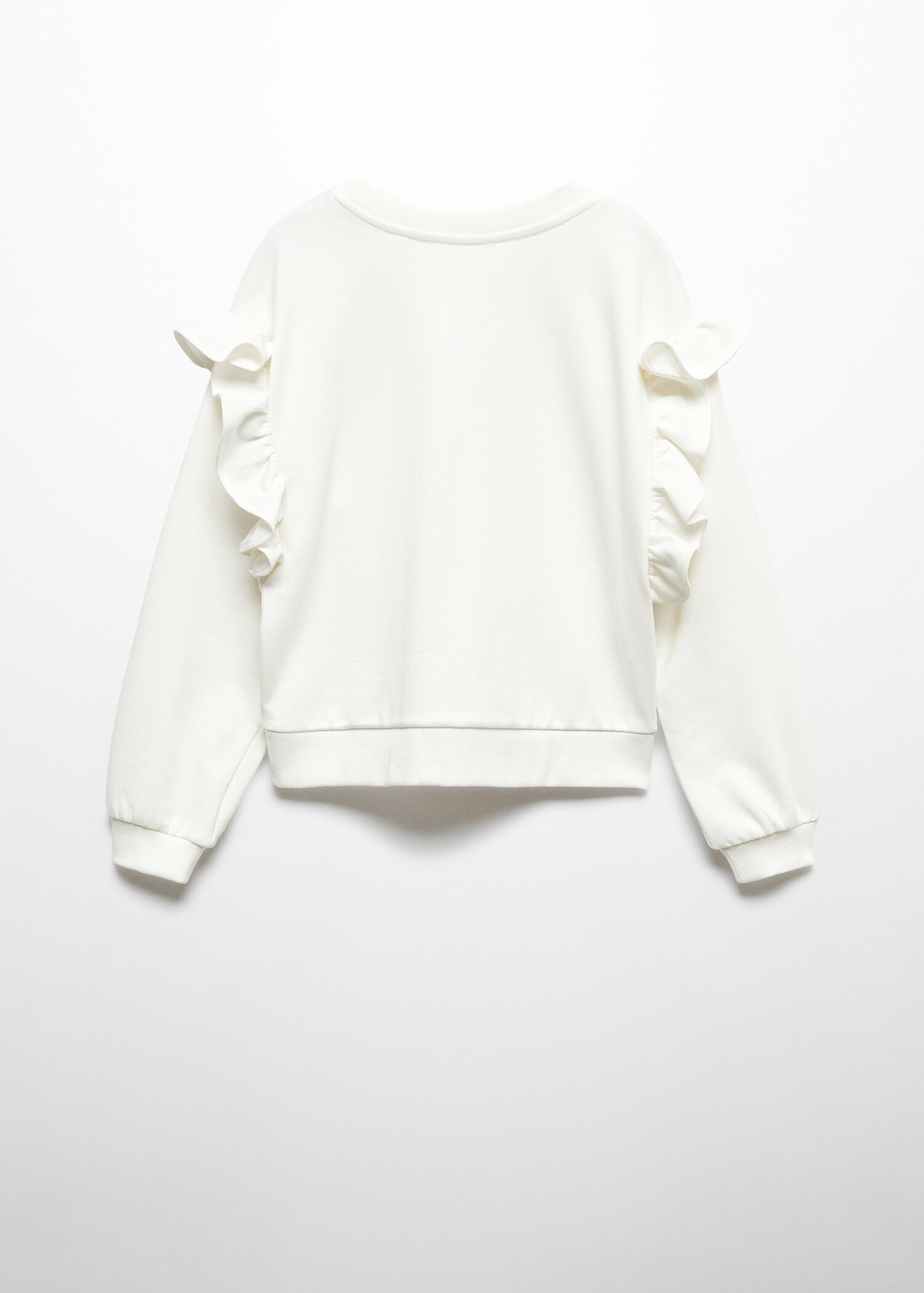 Sudadera mensaje volantes - Reverso del artículo