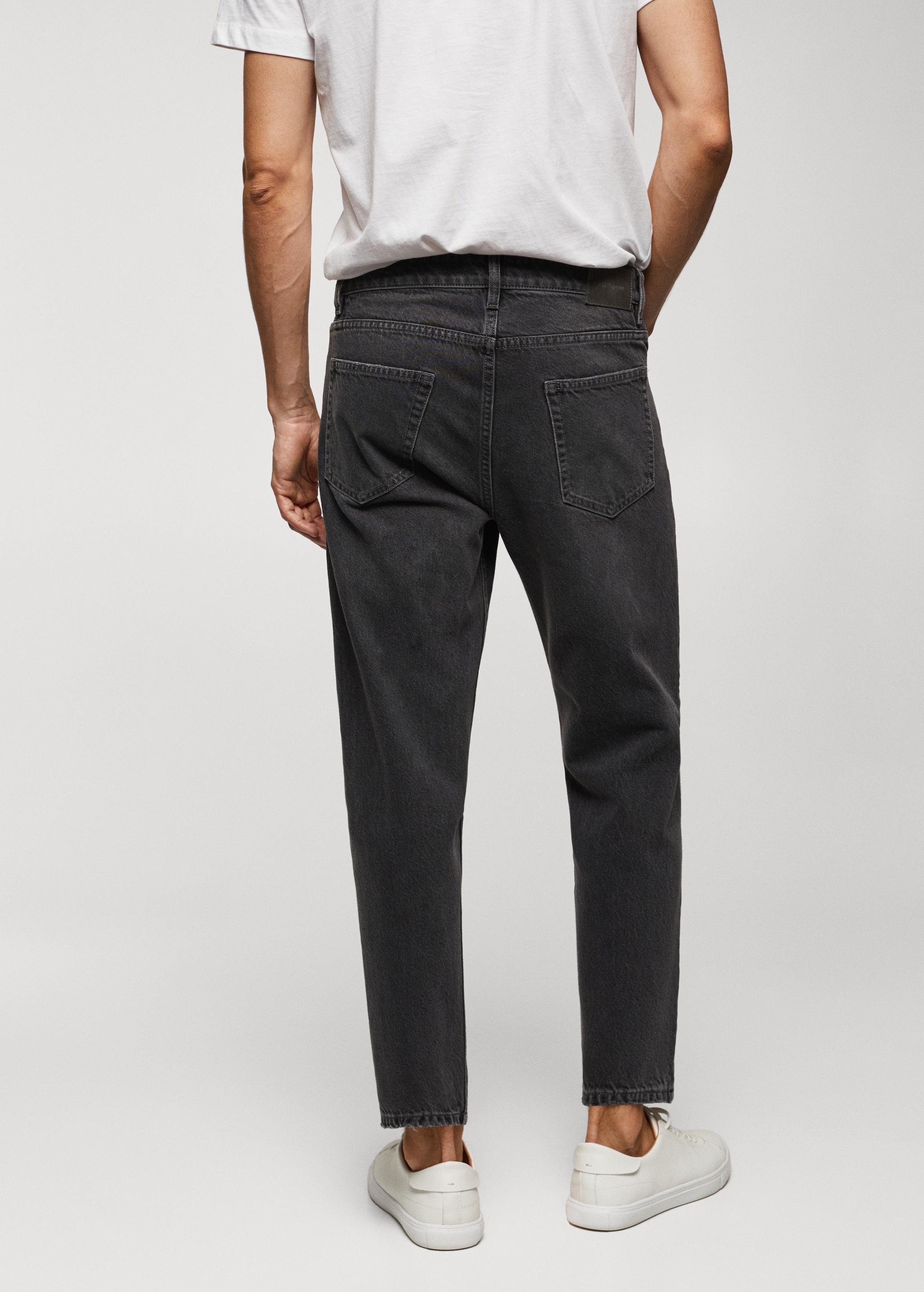 Jeans tappered-fit lavado oscuro - Main Image