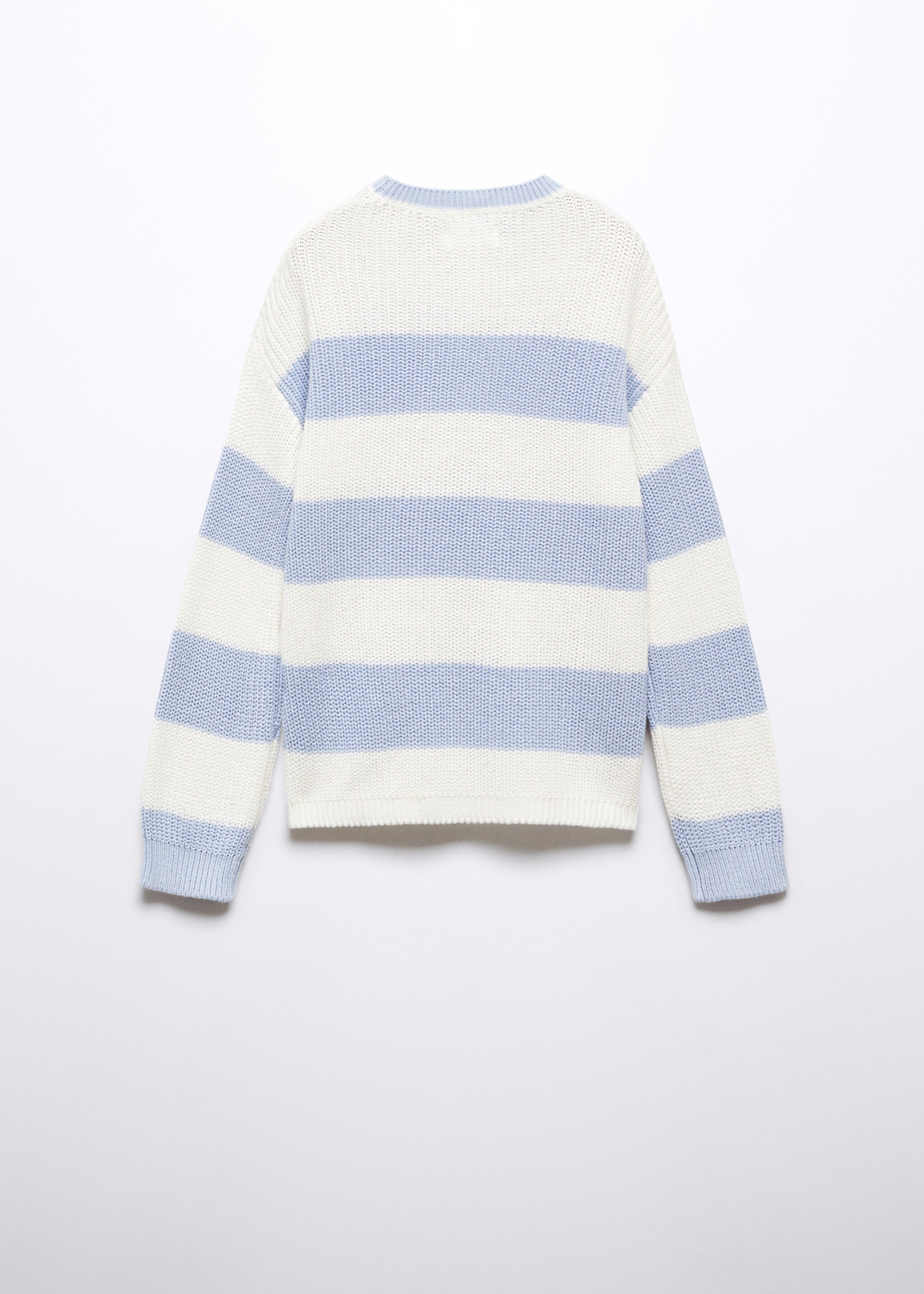 Knit striped sweater - Reverse of the article
