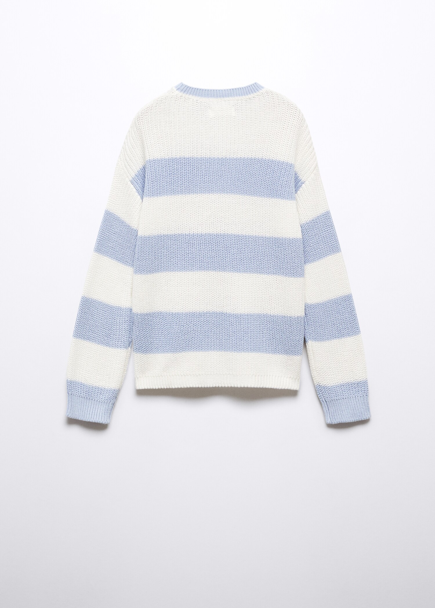 Knit striped sweater - Reverse of the article