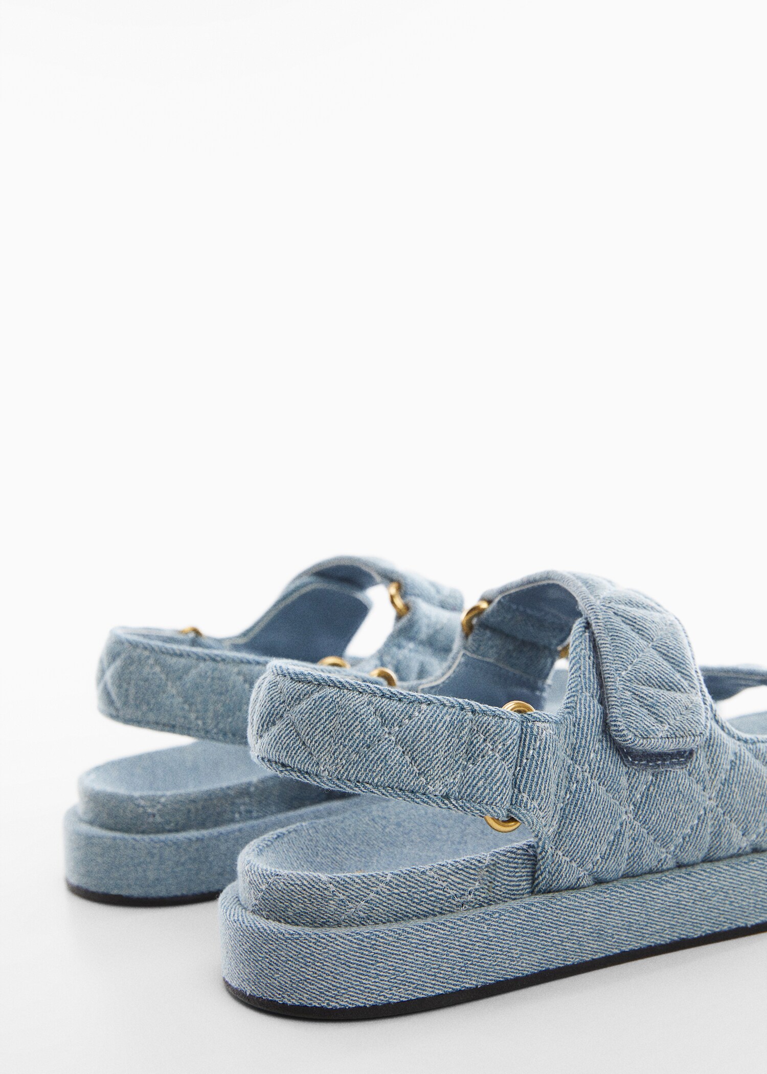 Sandali denim trapuntato - Dettaglio dell'articolo 1