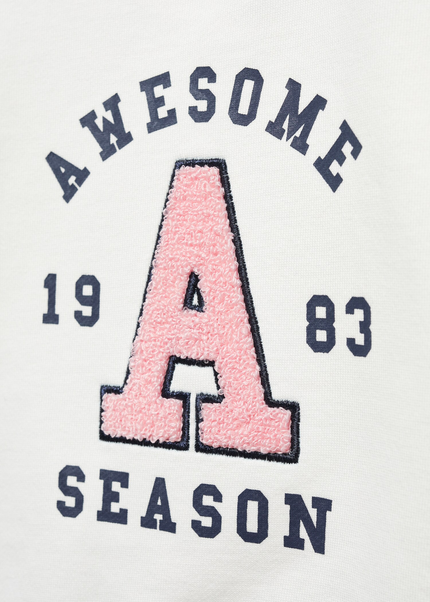 Sudadera mensaje relieve - Detalle del artículo 0