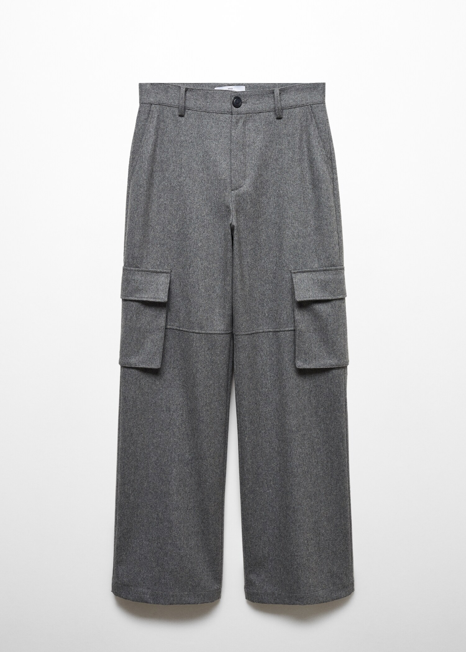 Wool-blend cargo trousers - Article without model