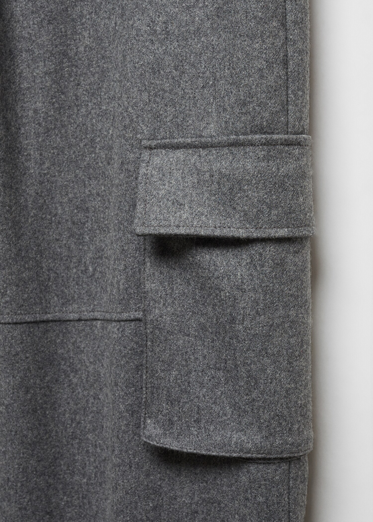 Wool-blend cargo trousers - Details of the article 8