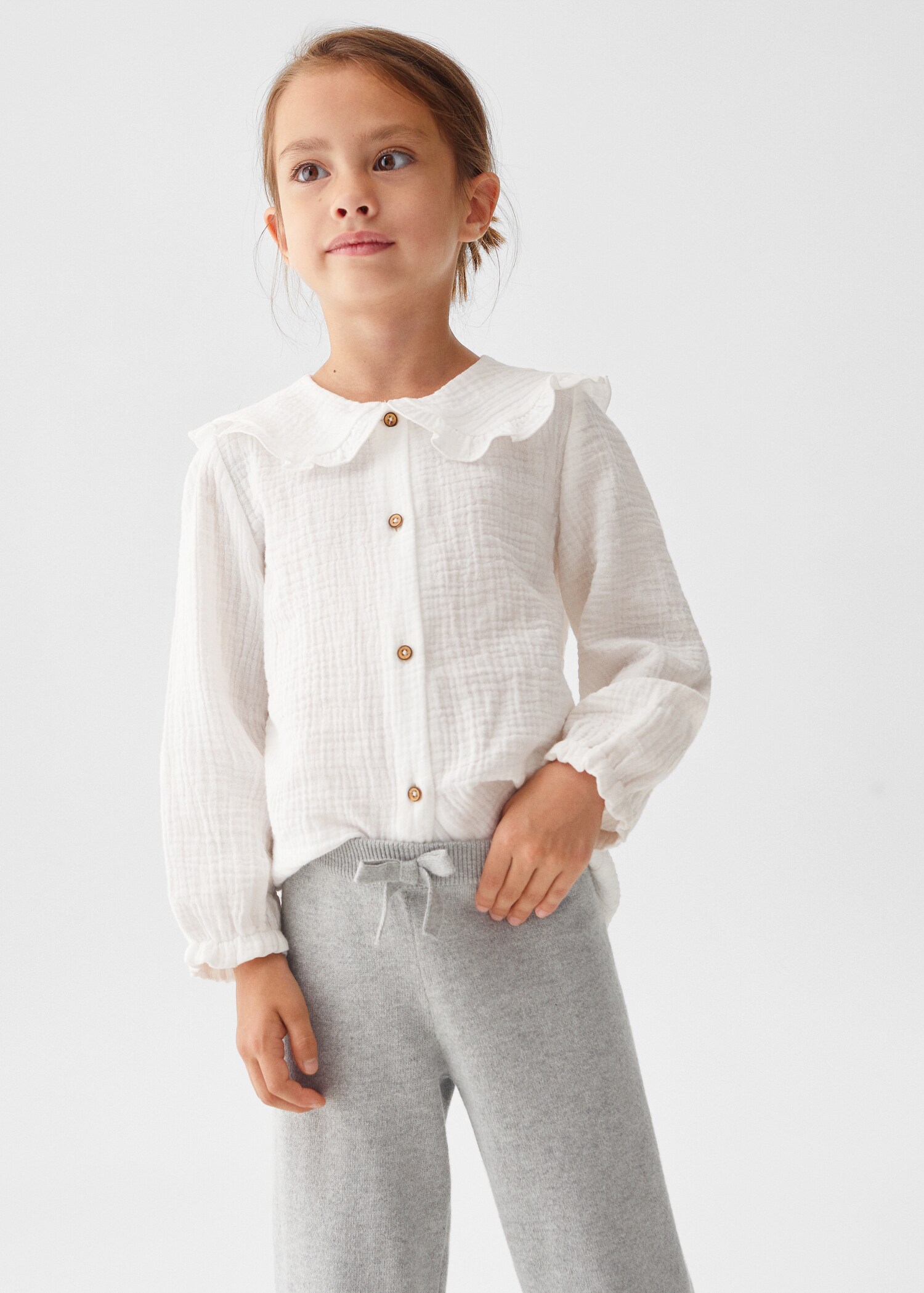 Pantaloni culotte maglia - Piano medio