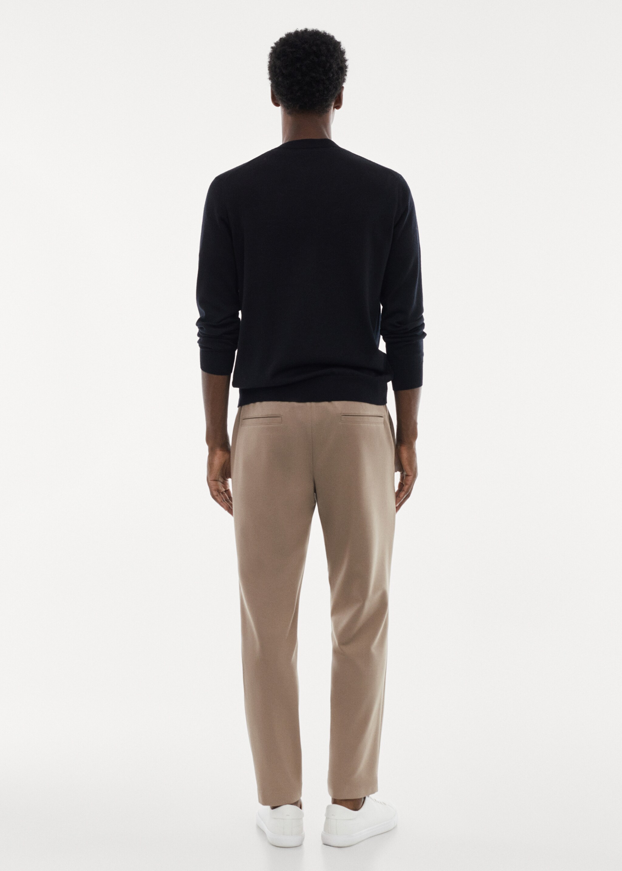 100% merino wool cardigan - Reverse of the article