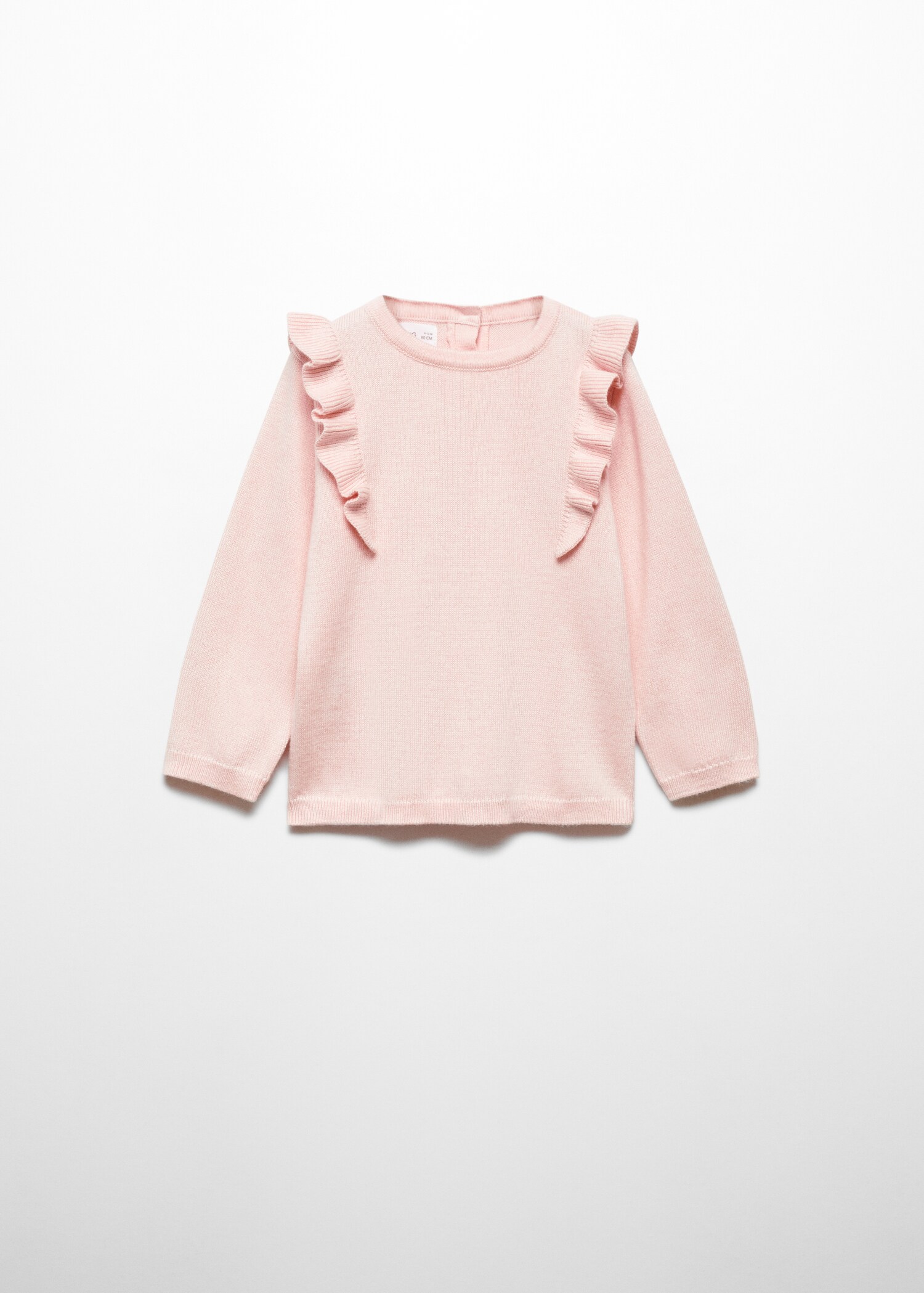Ruffle knitted sweater - Article without model