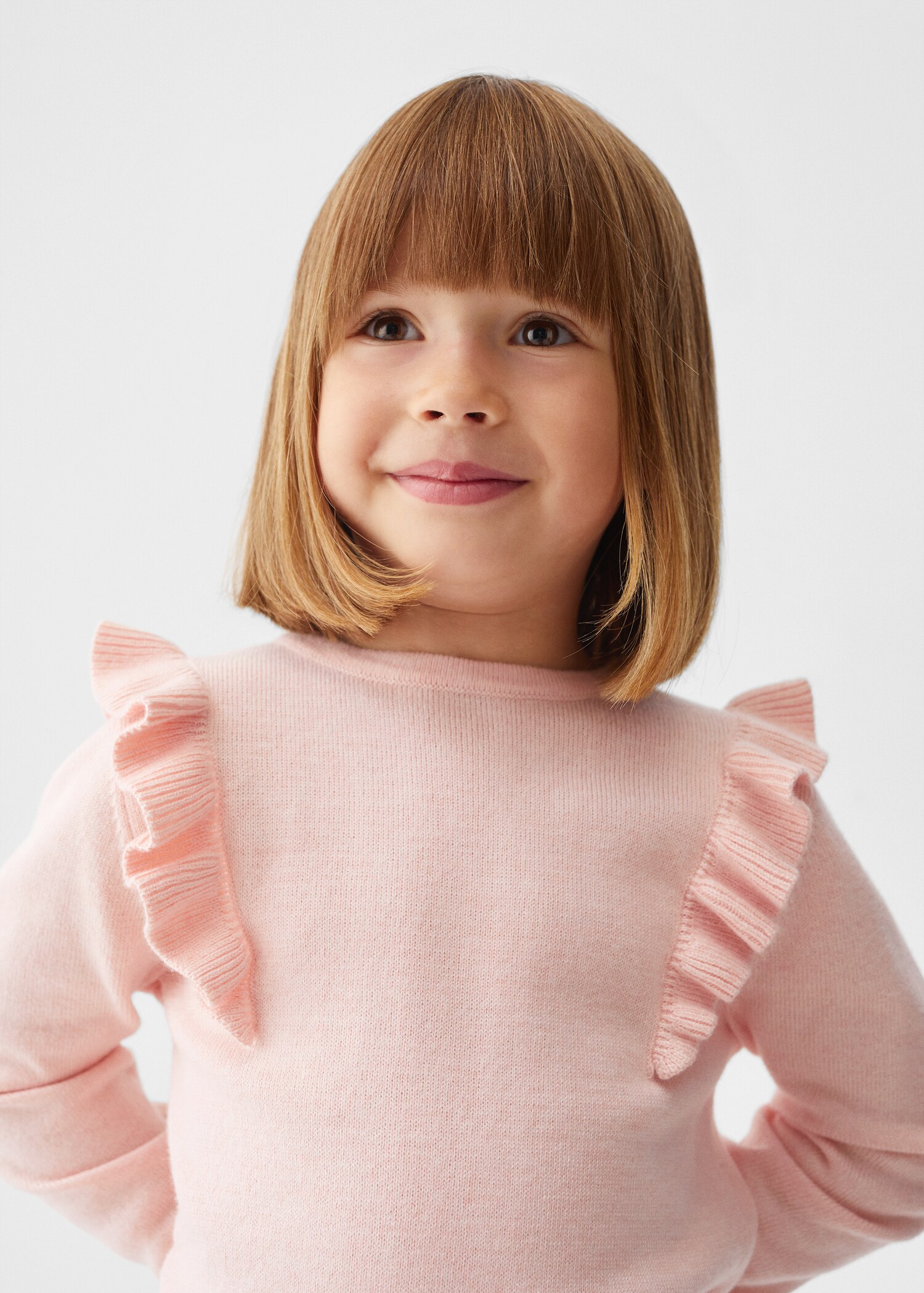 Ruffle knitted sweater - Details of the article 1