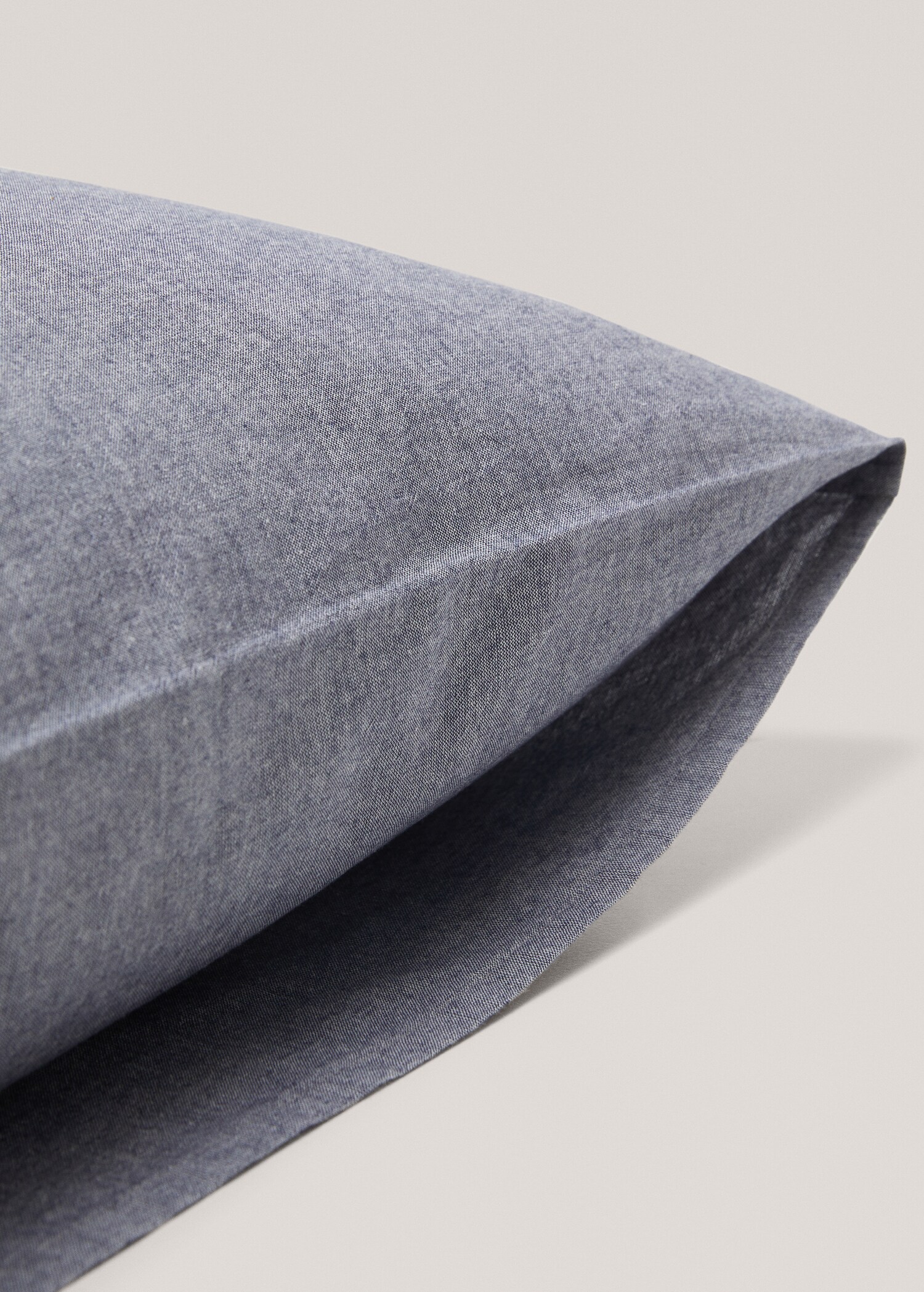 Denim-colour pillow case 50x75cm - Details of the article 1