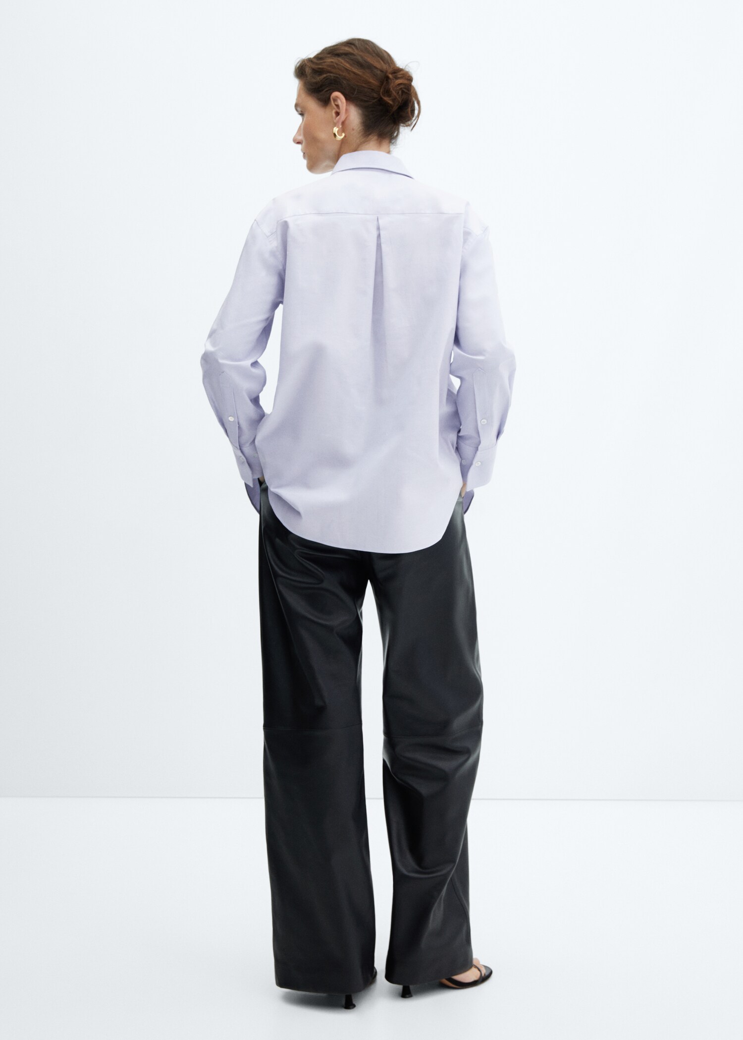 100% cotton Oxford shirt - Reverse of the article