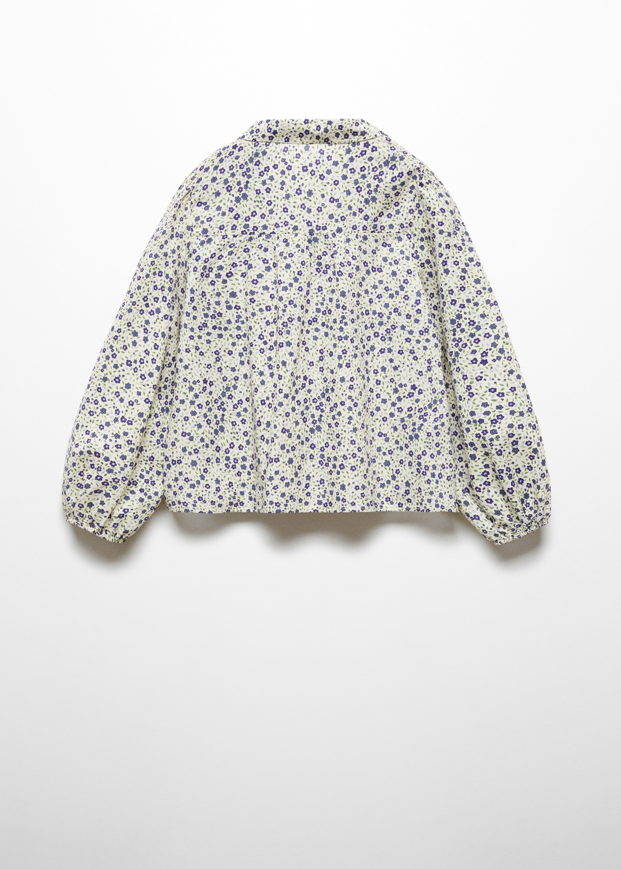 Floral print blouse - Reverse of the article