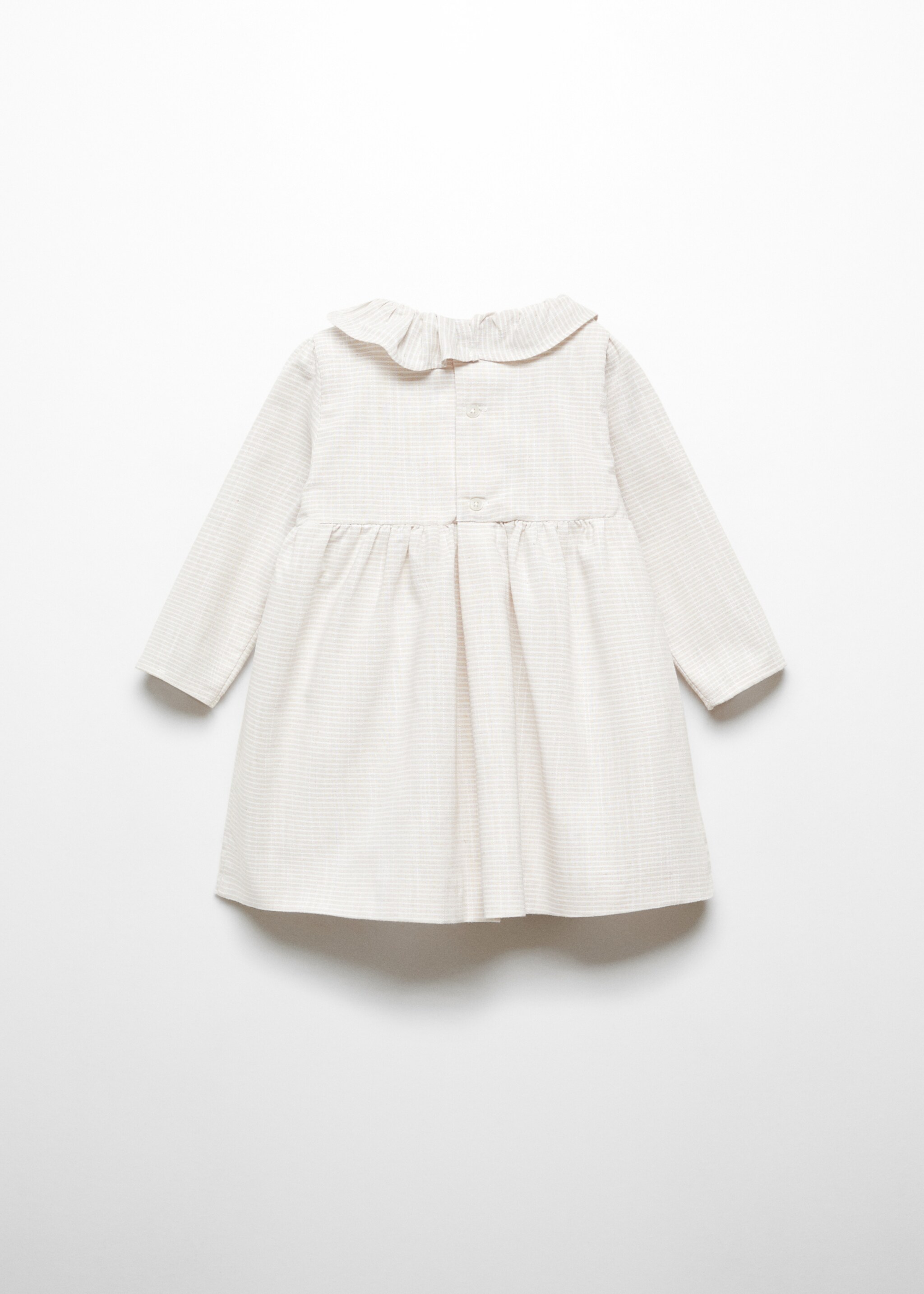 Striped cotton dress - Reverse of the article