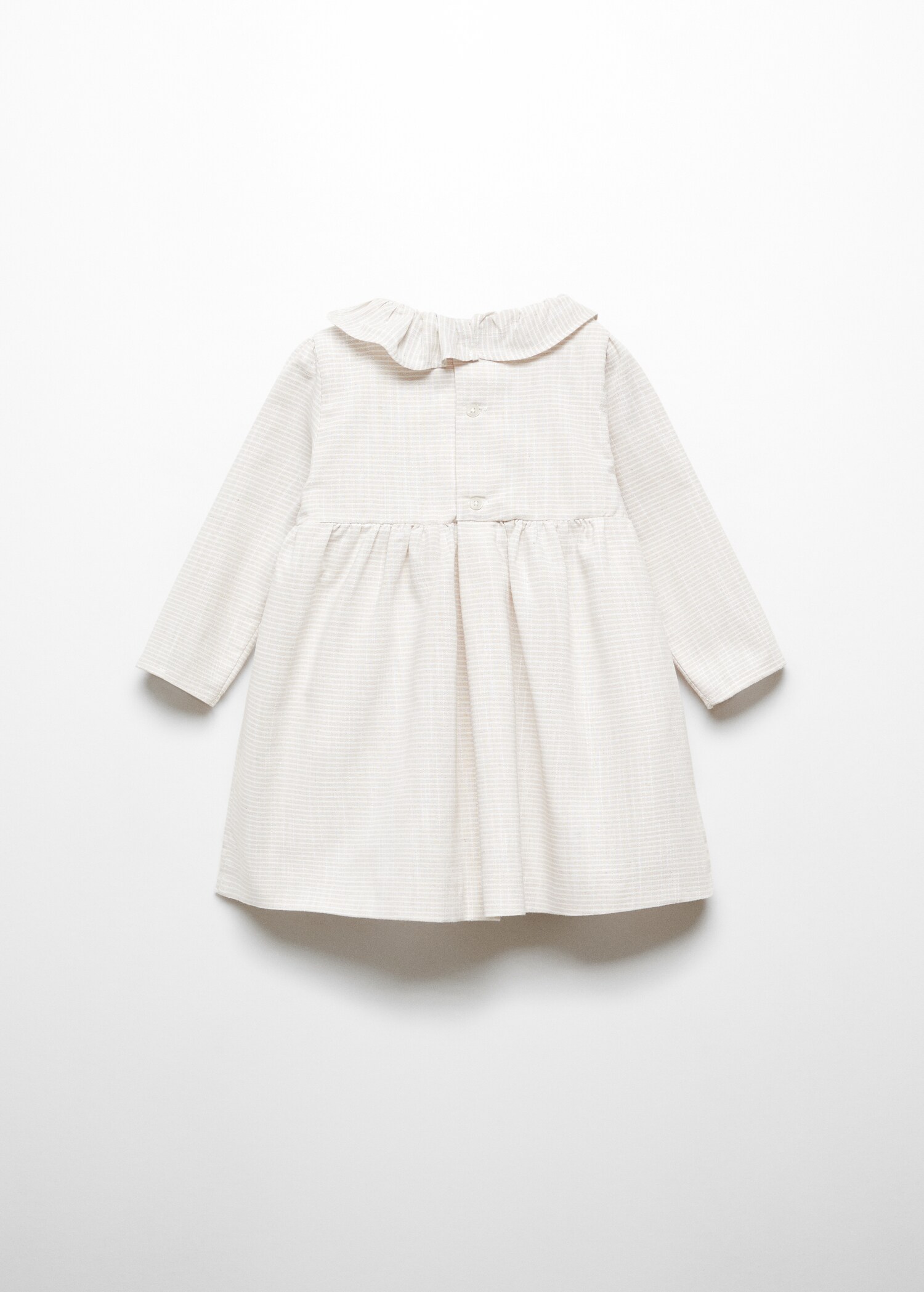 Striped cotton dress - Reverse of the article