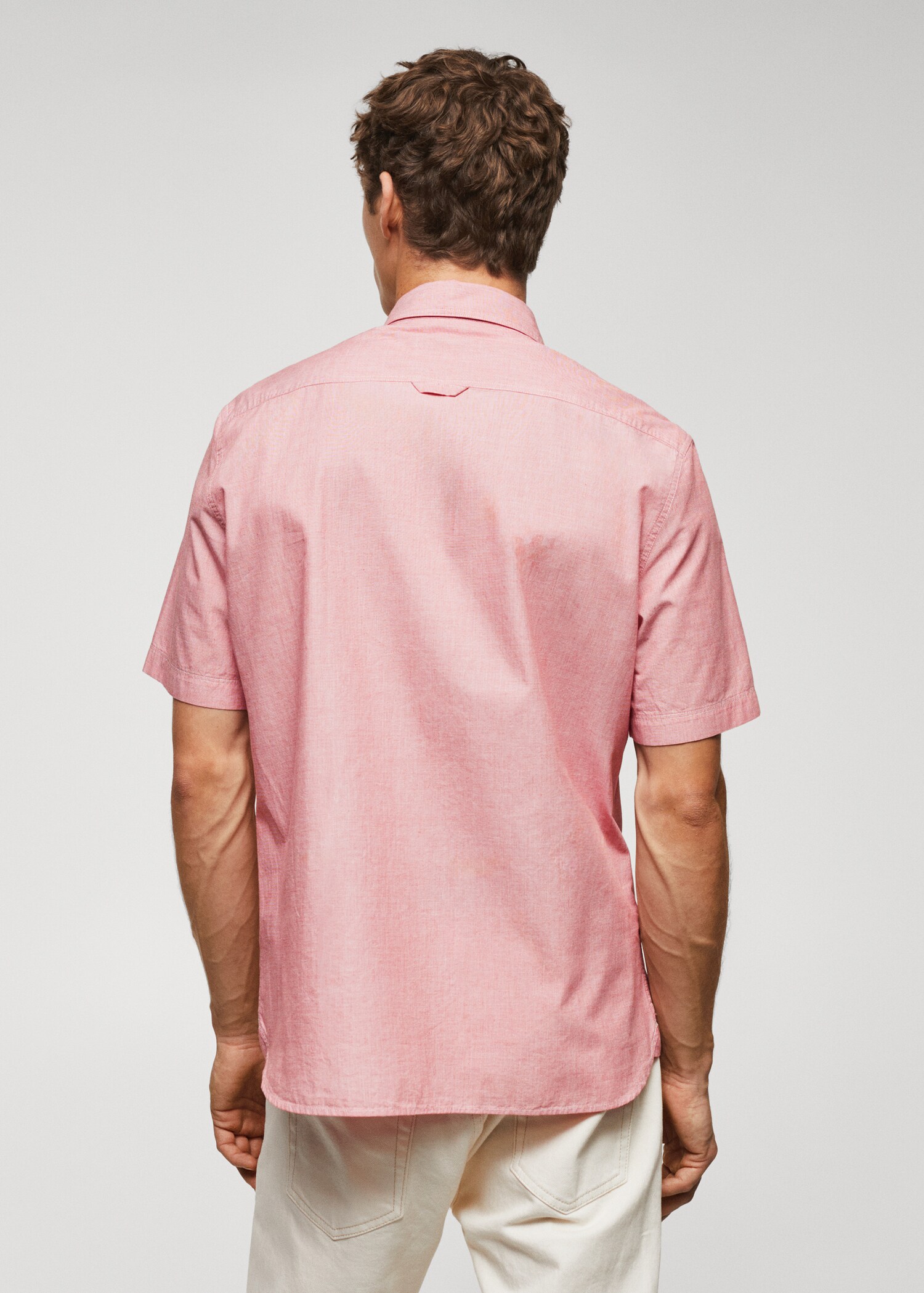 Regular-fit 100% cotton shirt - Reverse of the article
