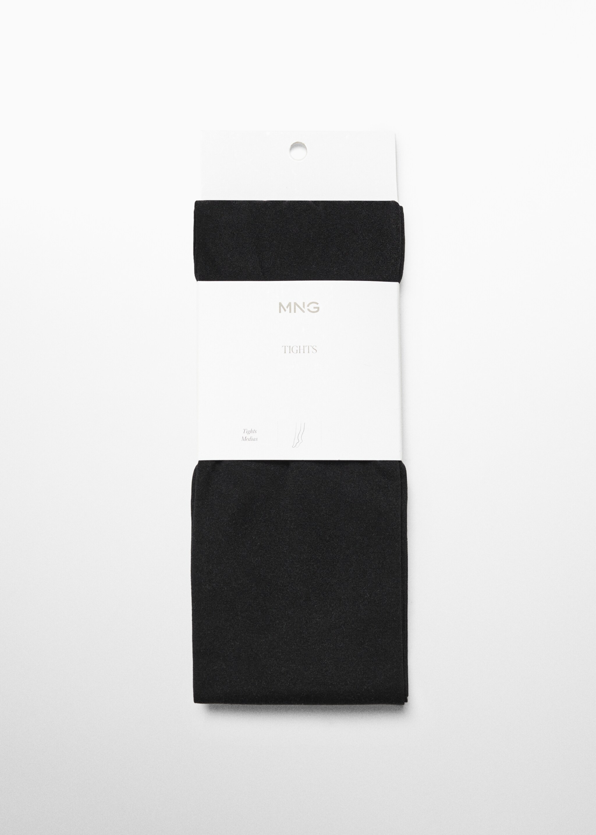 Basic colour tights - Article without model, Black. Ref: 57035792-00.