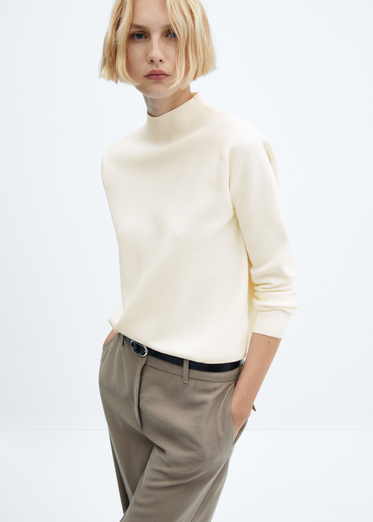 Perkins-neck sweater - Medium plane