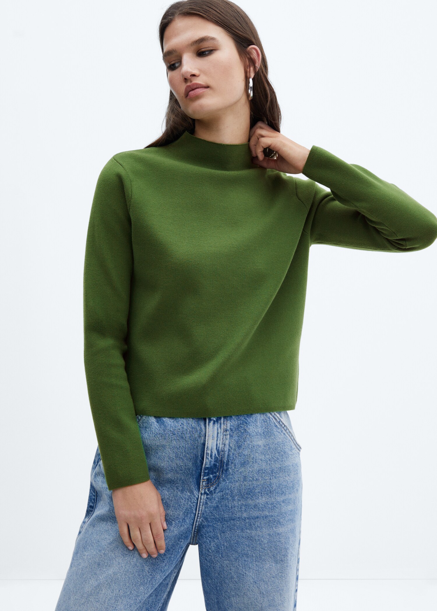 Perkins-neck sweater - Medium plane
