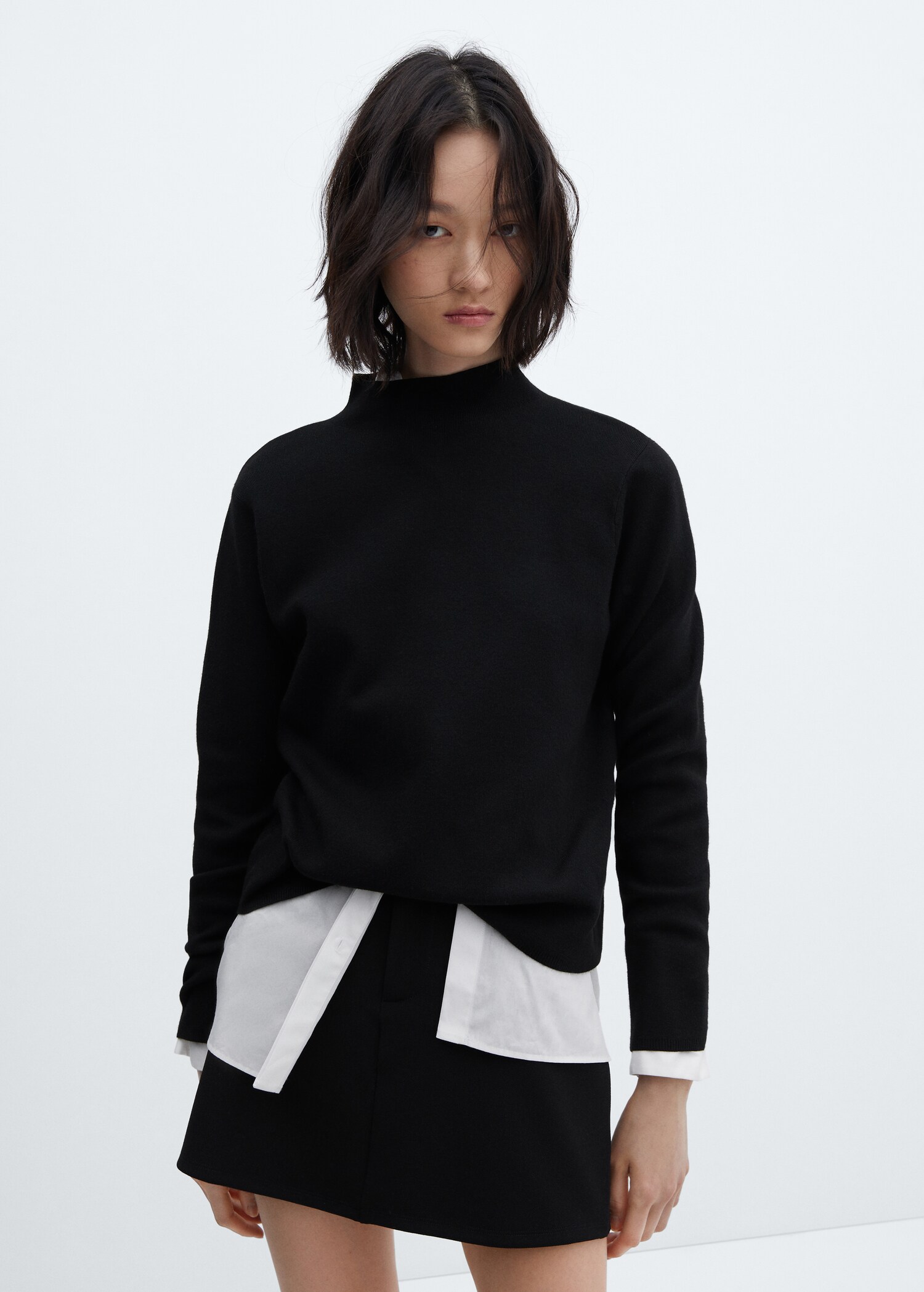 Perkins-neck sweater - Medium plane
