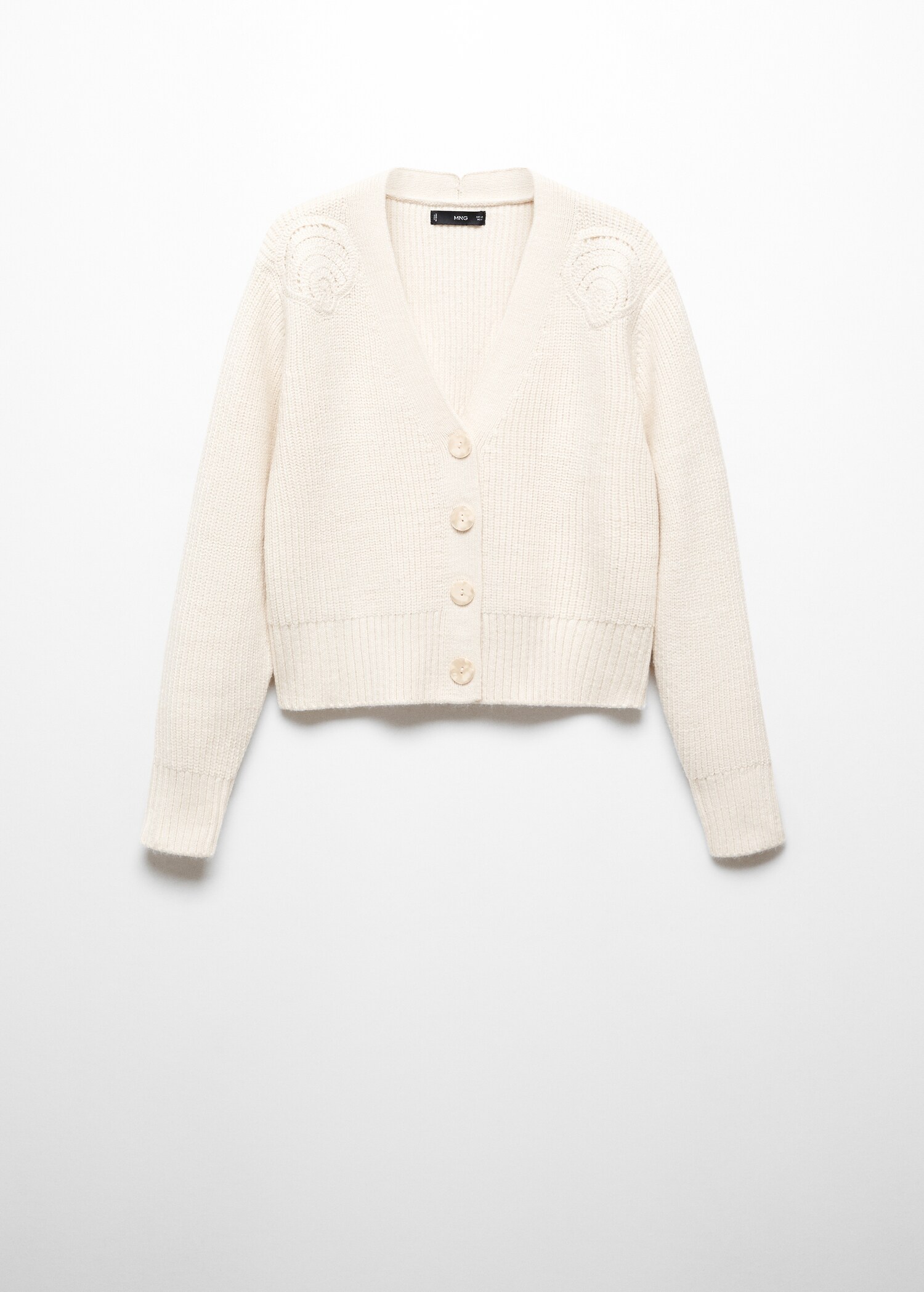 Cardigan with shoulder detail - Article without model