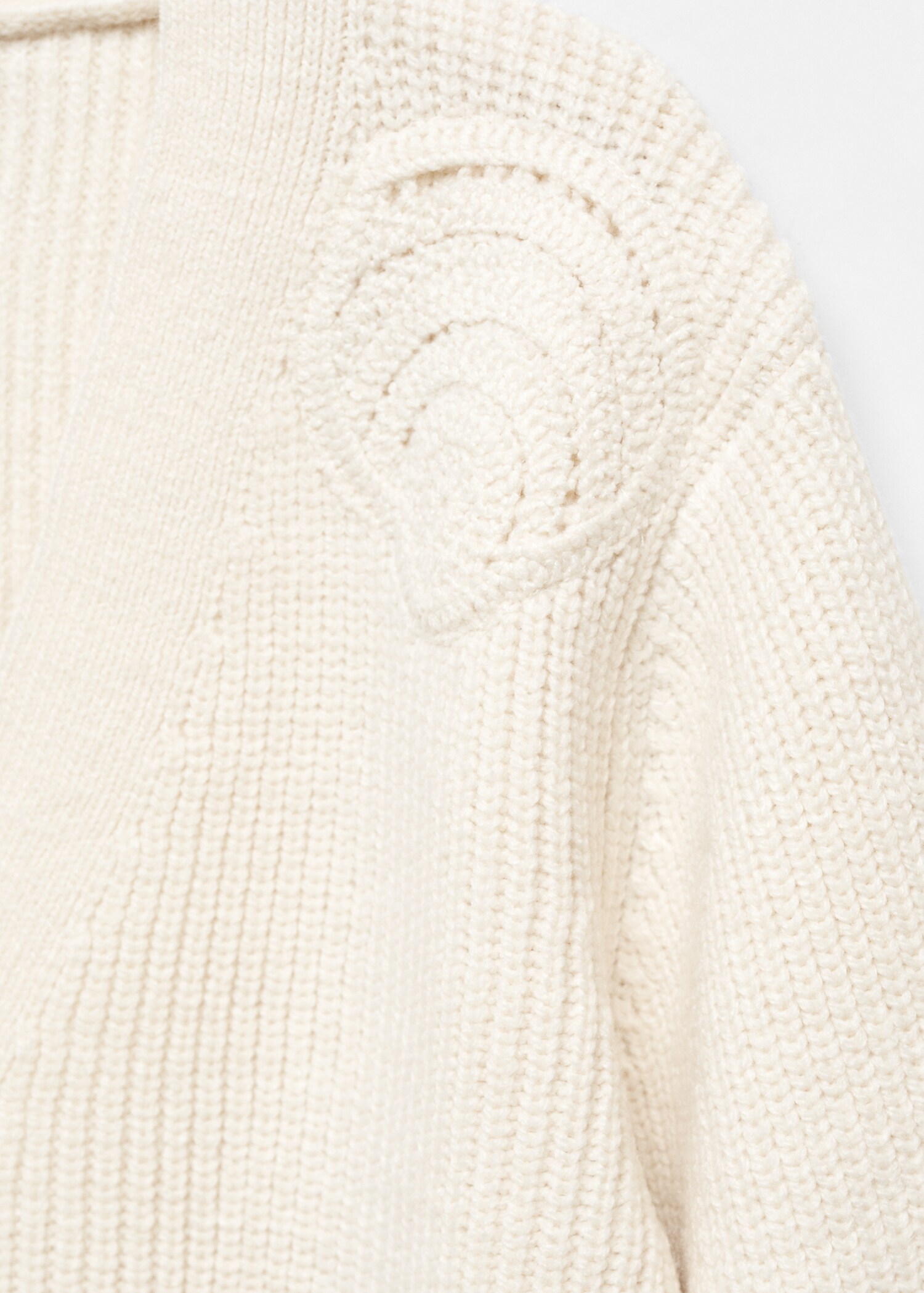 Cardigan with shoulder detail - Details of the article 8