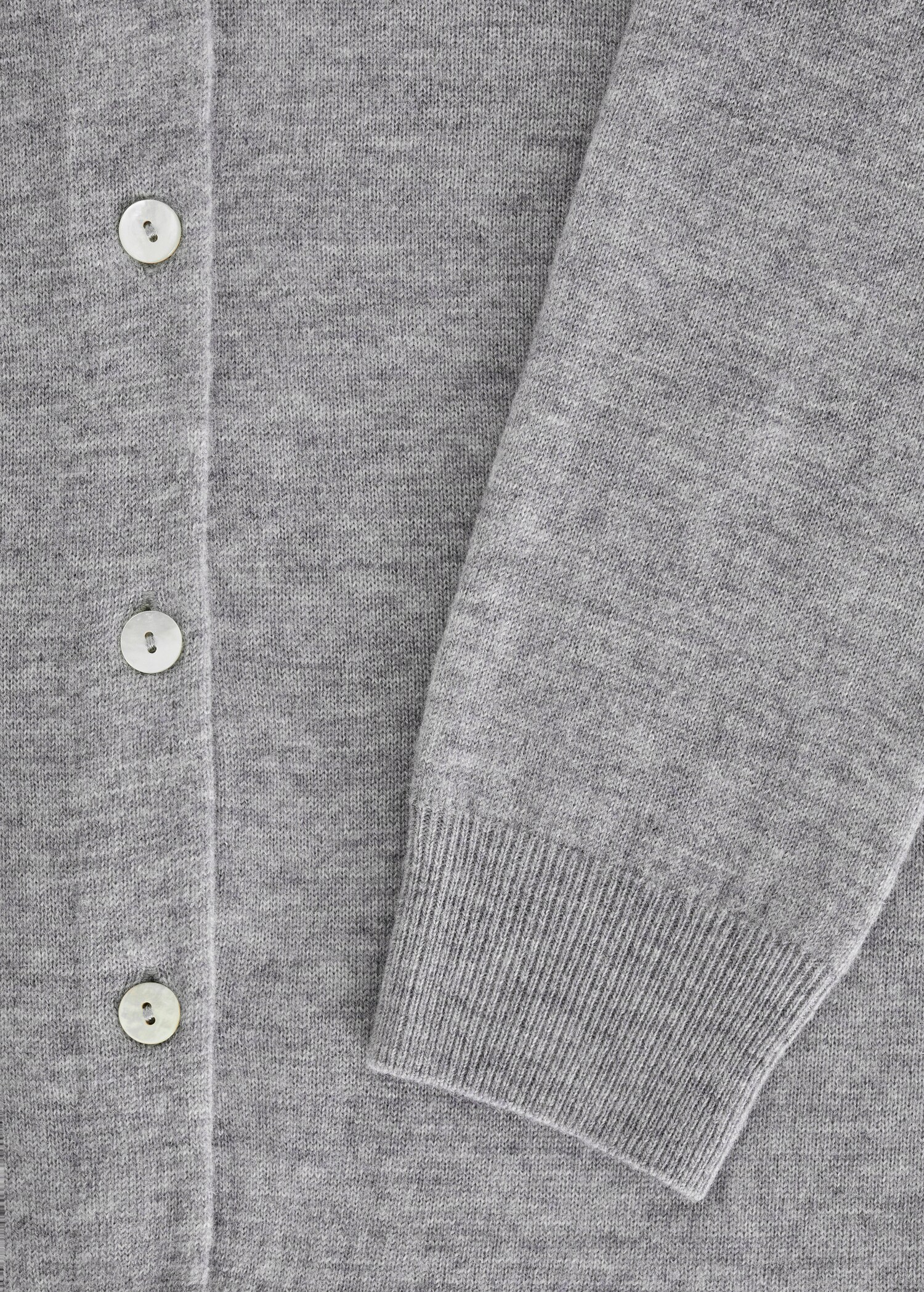 Round-neck wool cardigan - Details of the article 8