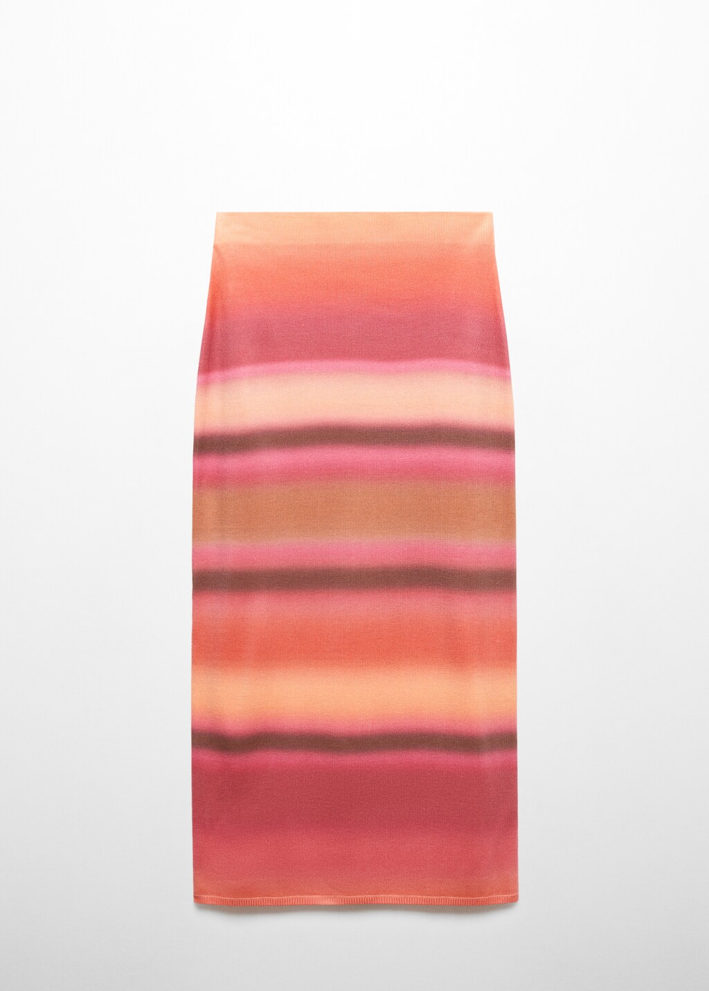 Gradient-print knitted skirt - Women | MANGO OUTLET USA