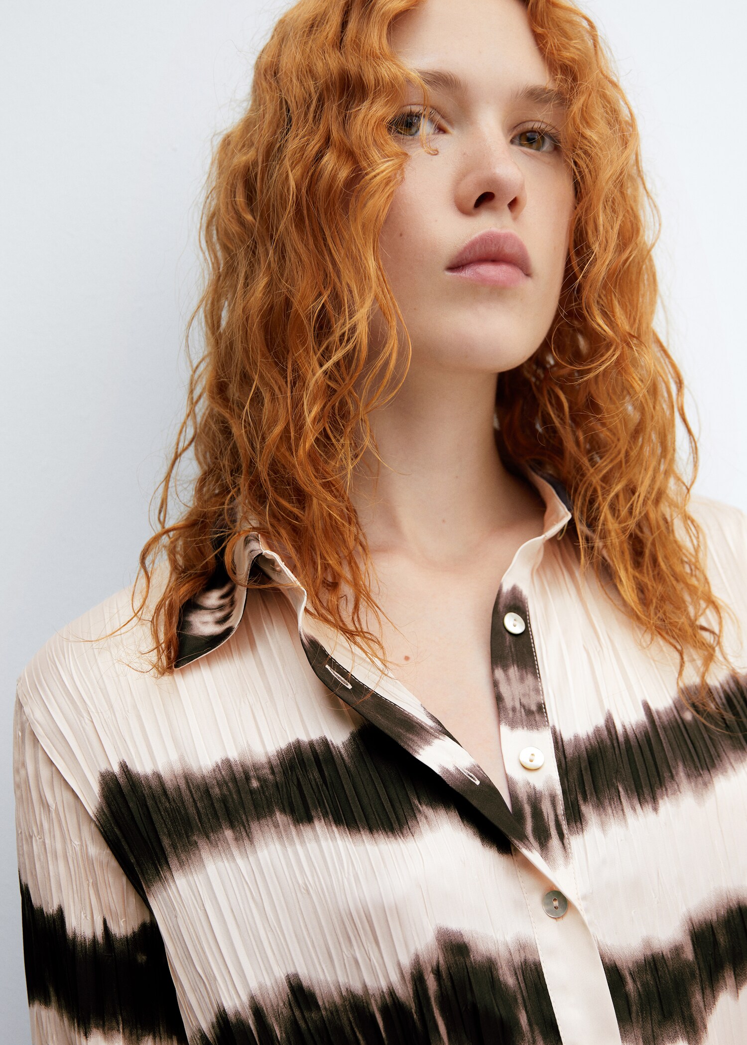 Plisserad t-shirt tie-dye - Detaljer om artikeln 1